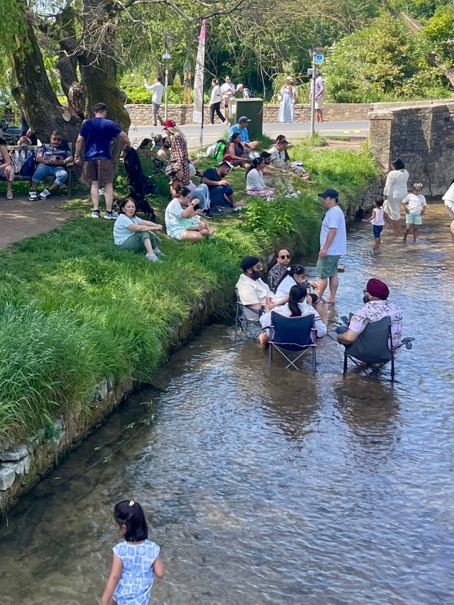 Parish leaders in Bibury have raised concerns over the environmental impact of people going in the River Coln