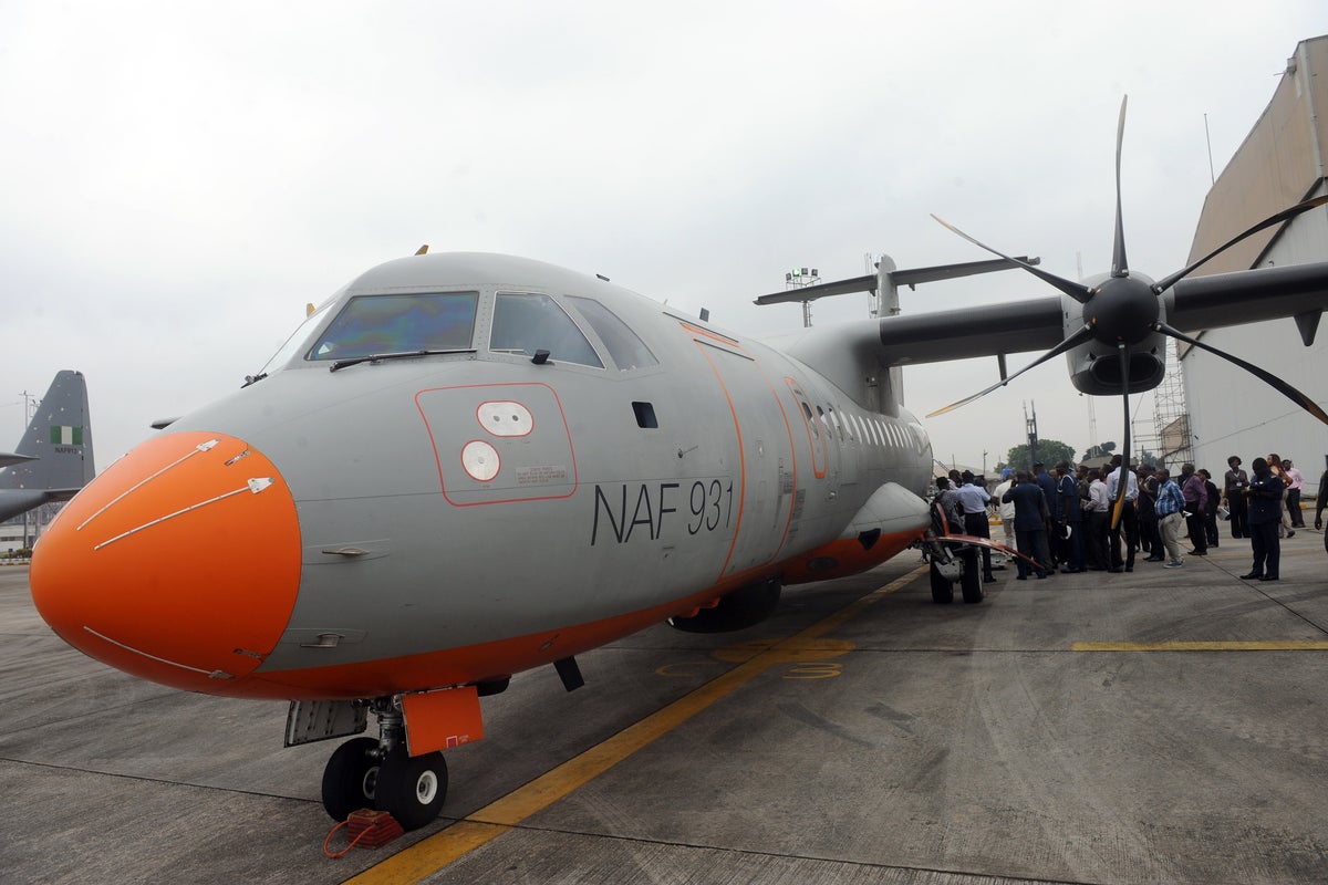 Military aircraft crashes in southern Nigeria with 32 onboard