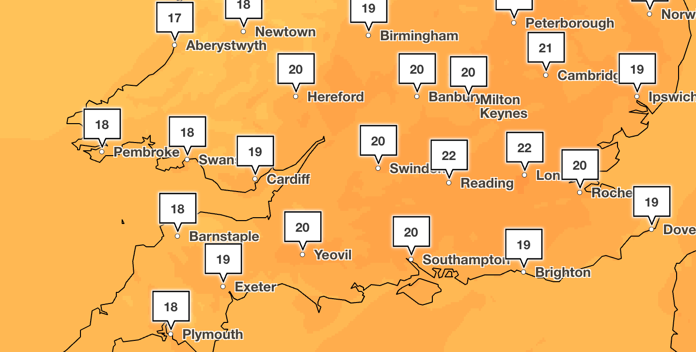 When temperatures are set to drop after unusually warm start to October