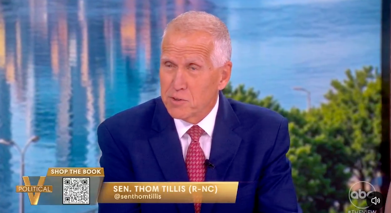 Republican Sen. Thom Tillis threatened to share President Donald Trump’s phone number in response to a quip about how the commander-in-chief posted GOP Sen. Tom Cotton‘s personal cell on social media