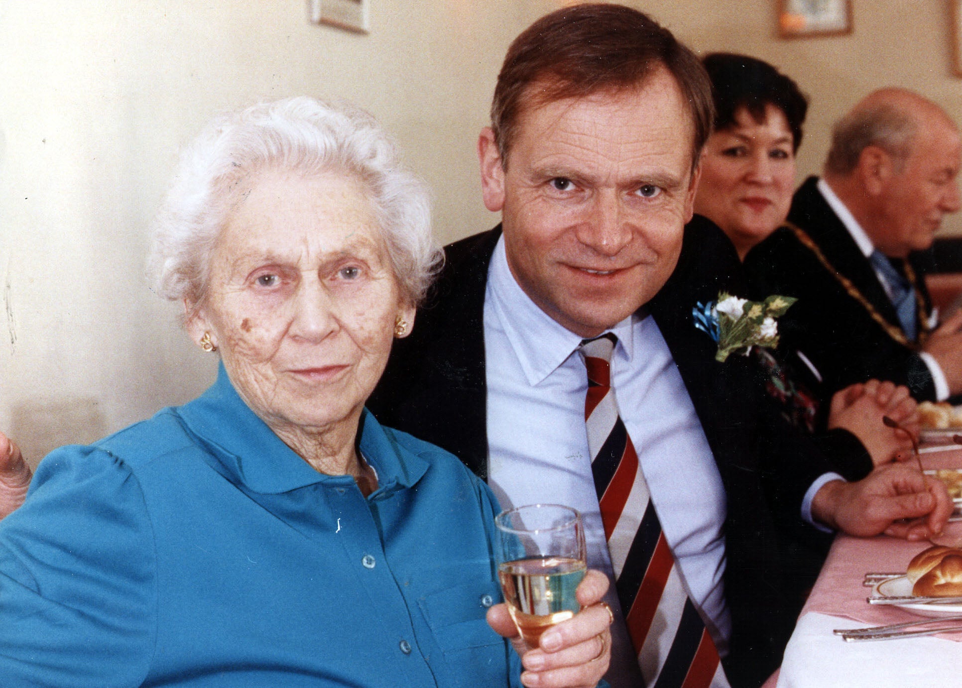 Archer with his mother, Lola