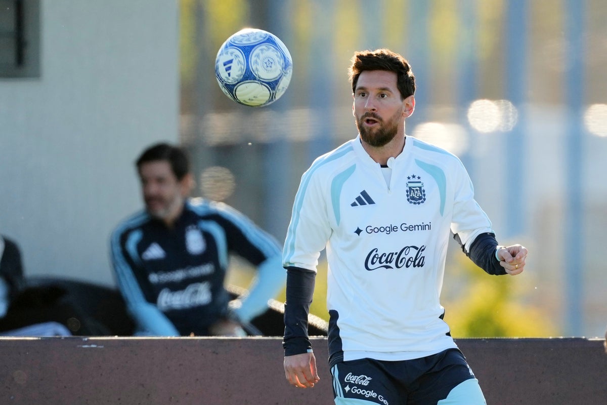 Lionel Messi prepares for his final match for Argentina