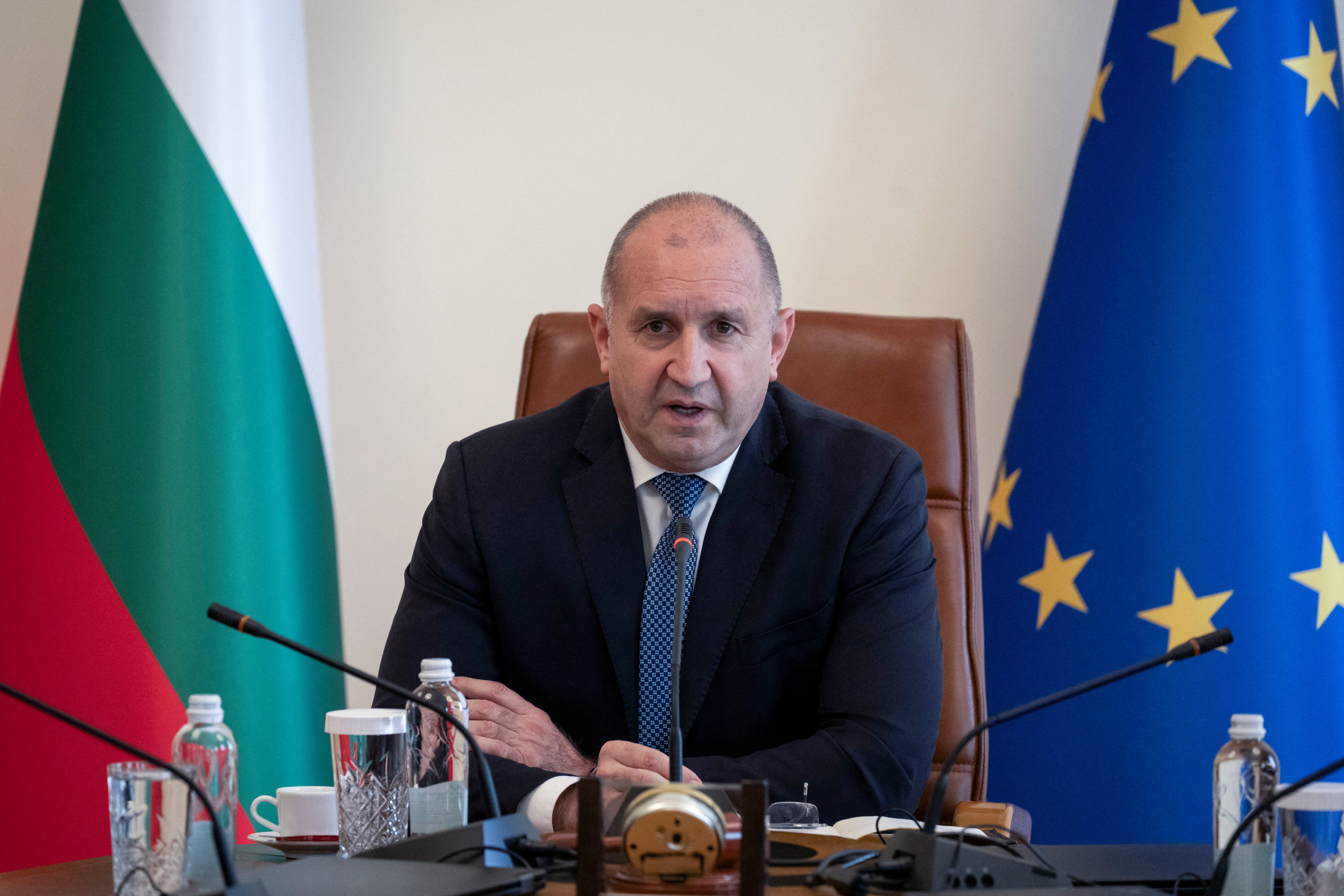 Bulgaria's Prime Minister Rumen Radev