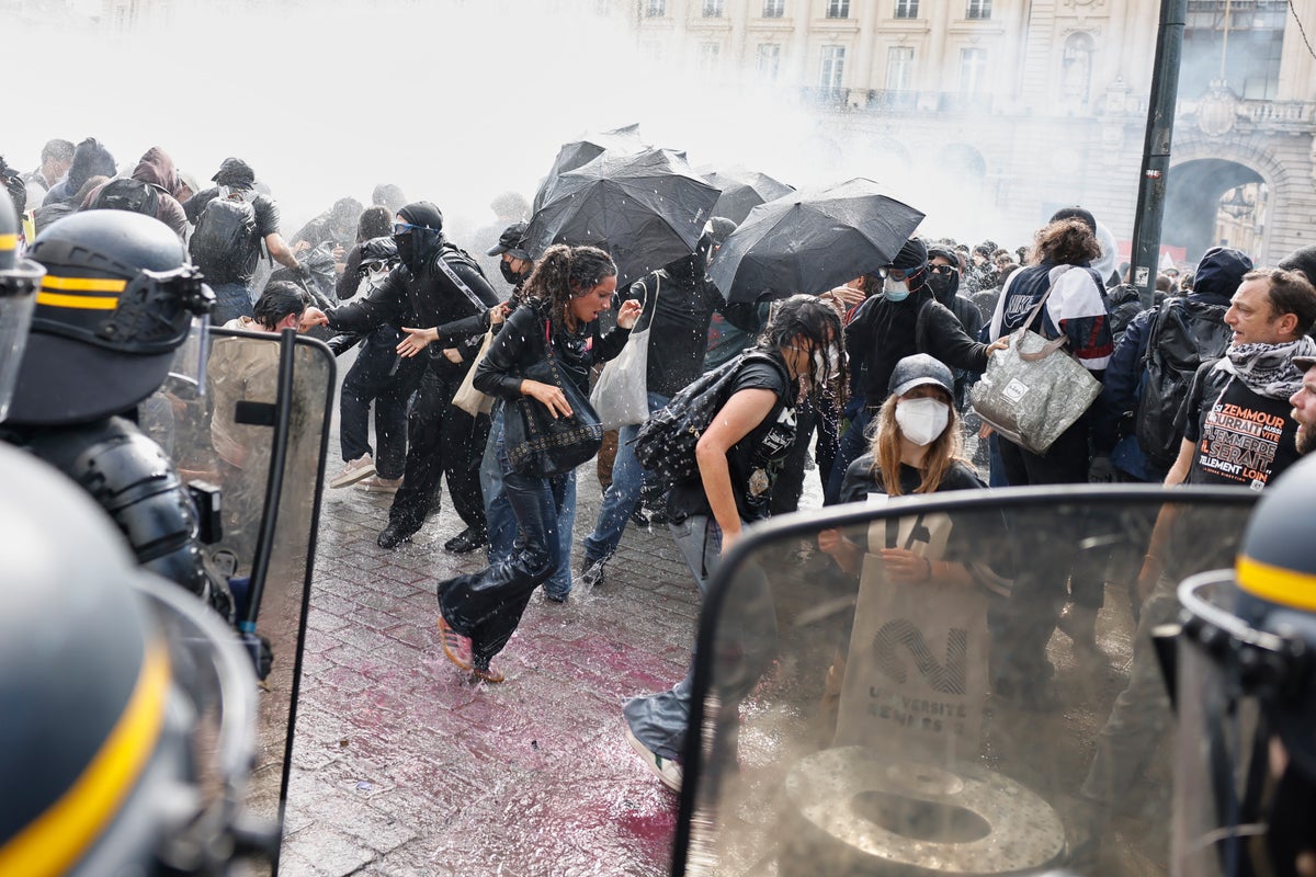 More violence on streets of France amid mass student protests – what we know
