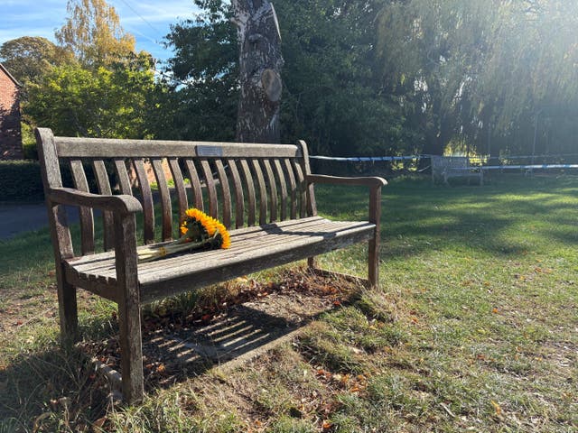Floral tributes left for the girl