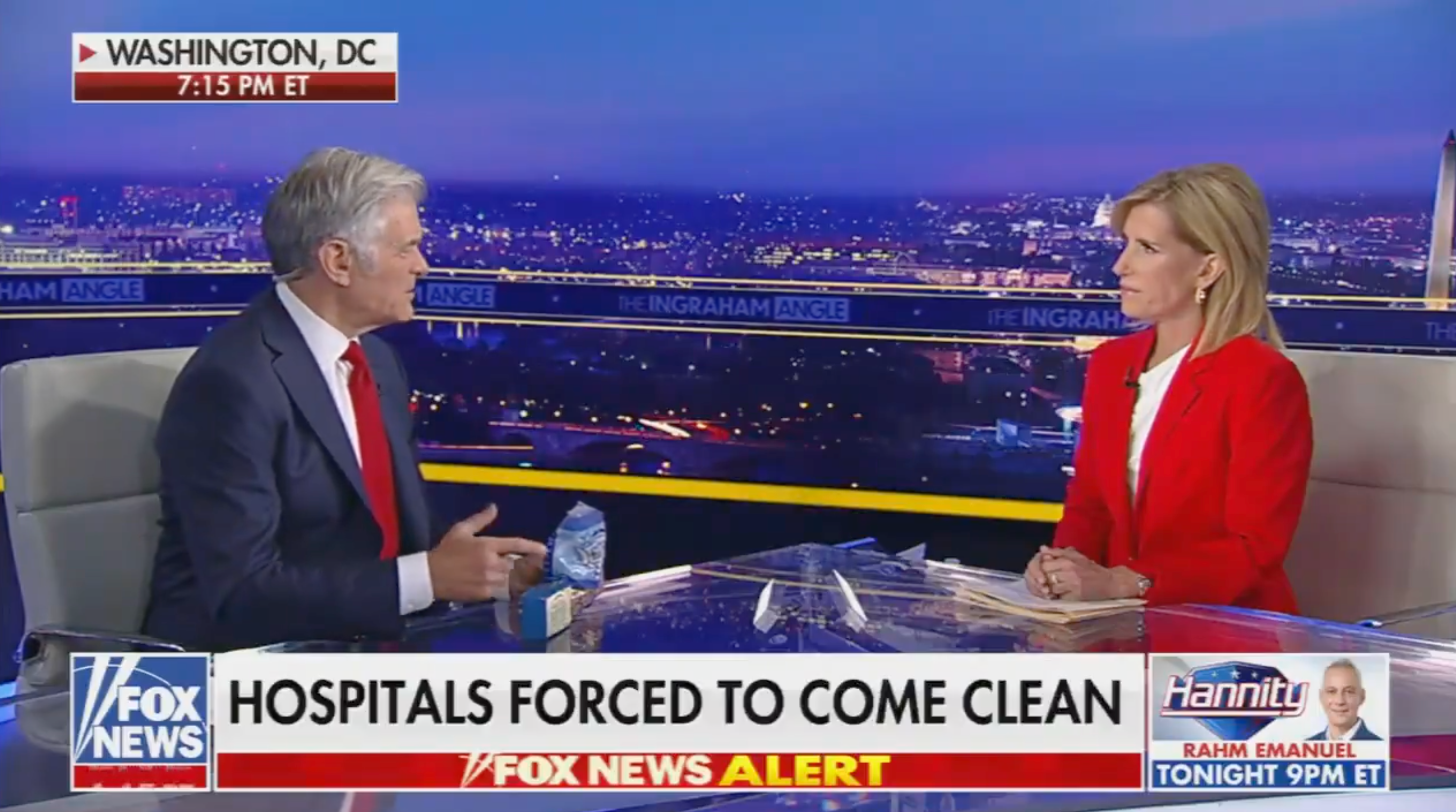 Dr Oz and Ingraham were discussing the ongoing cost of living crisis when the presenter questioned her guest's claim