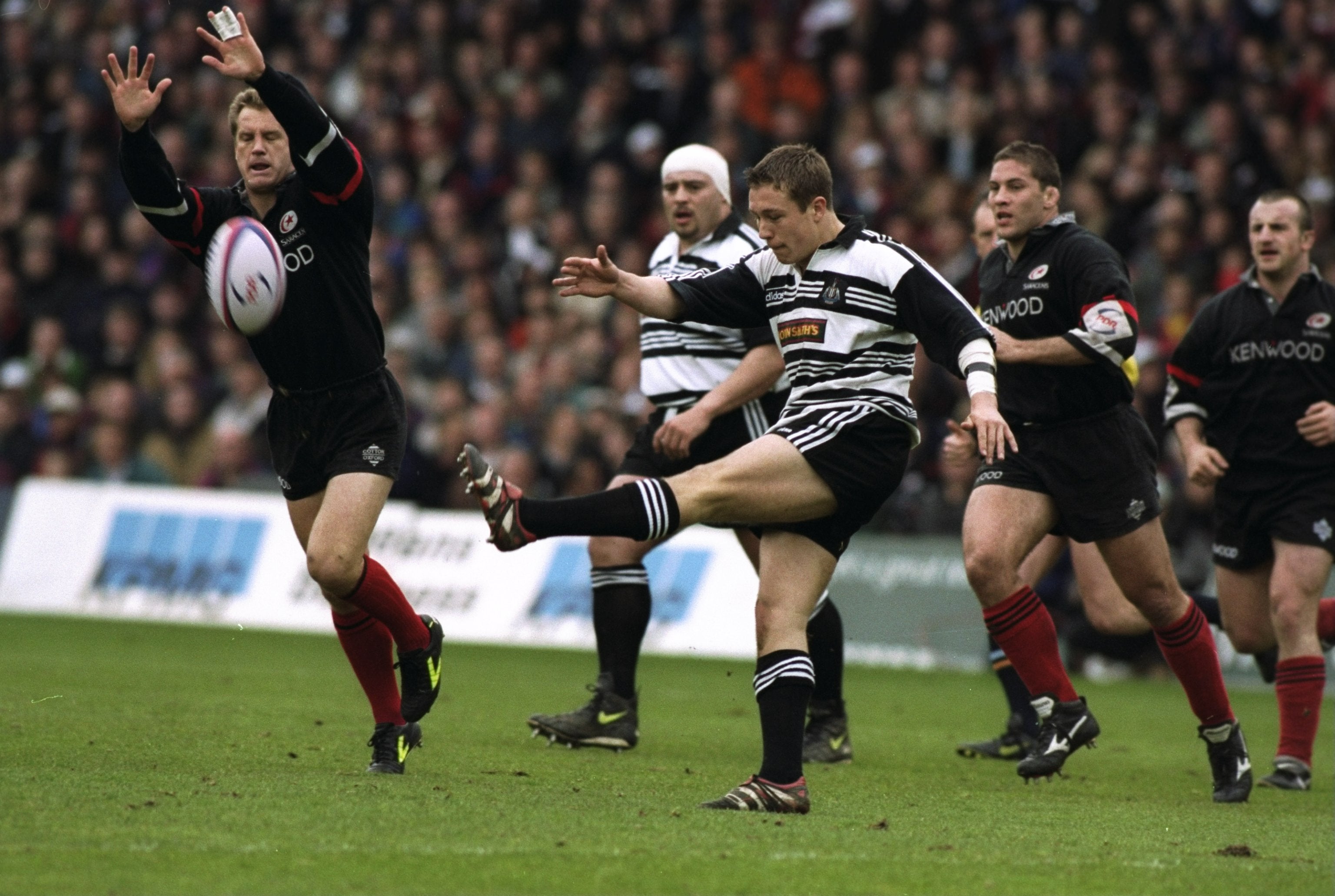 A young Jonny Wilkinson helped Newcastle win the Premiership in his debut season in 1997-98