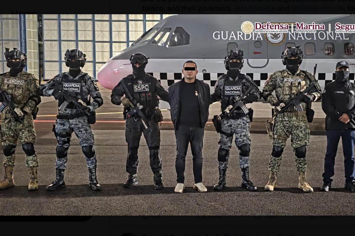 Alleged Jalisco cartel leader “El Tanque” arrested in Mexico