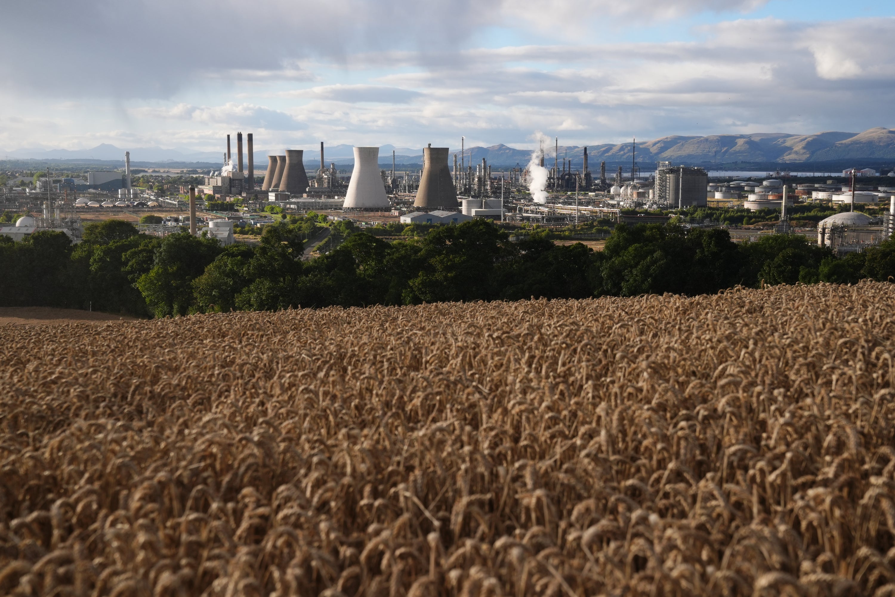 The proposed closure of the chemical plant comes a year after the Grangemouth oil refinery closed (Andrew Milligan/PA)