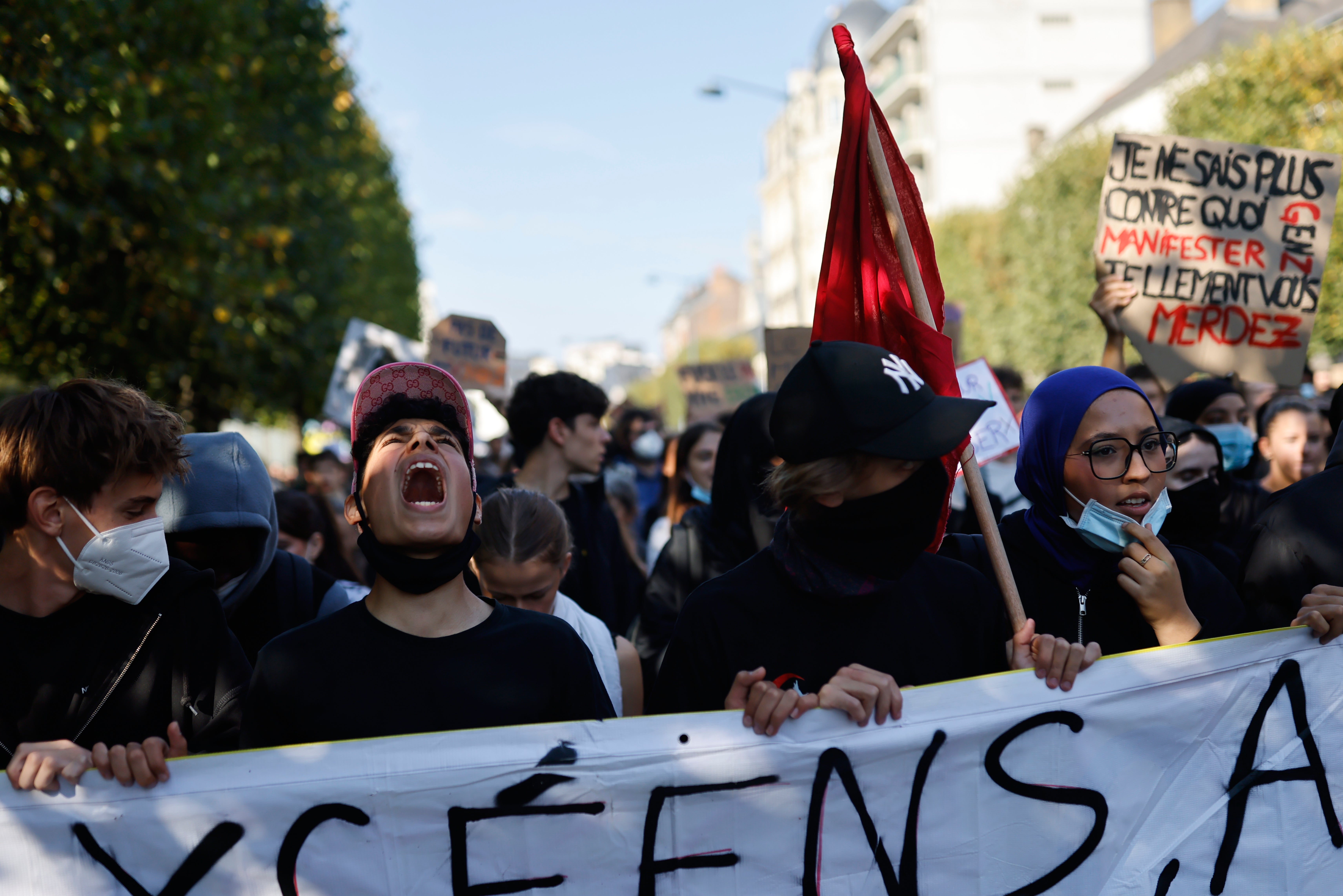 The protests began in September in the deprived suburbs of Paris and have been ongoing for two weeks