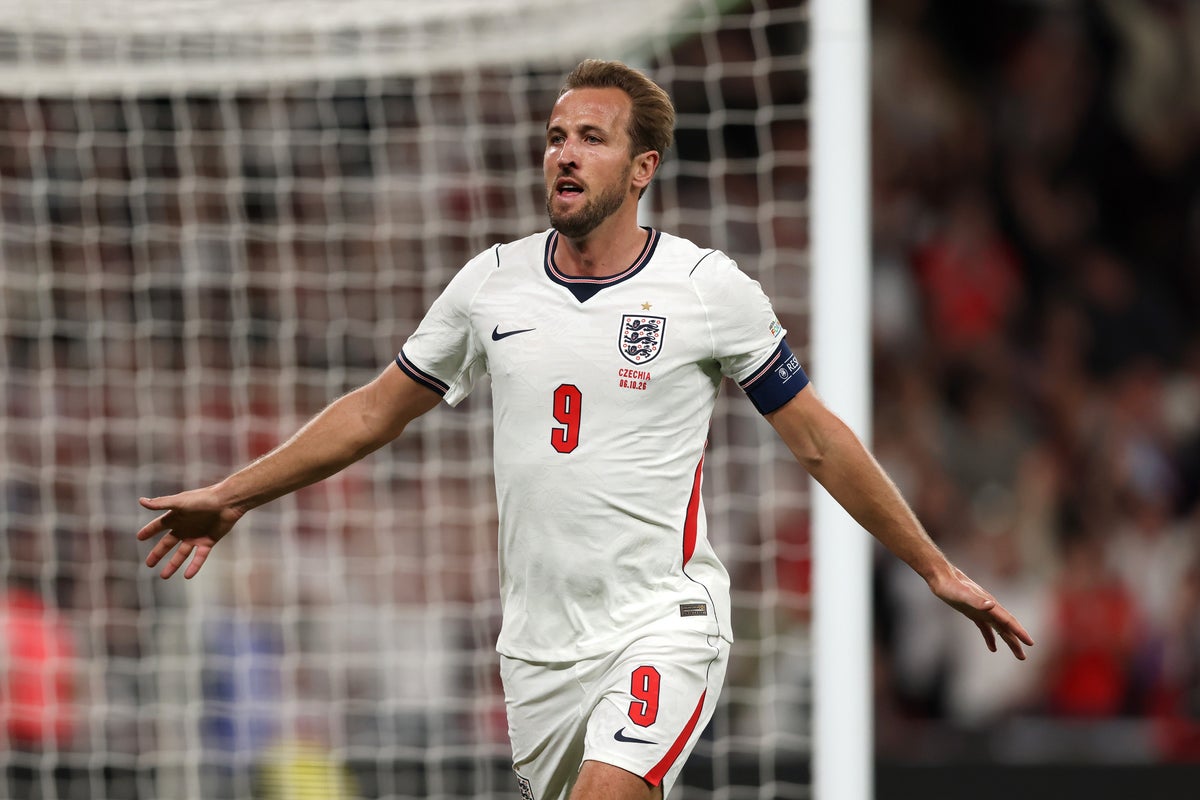 England v Czech Republic LIVE: Kane doubles lead as he equals record for most-capped player