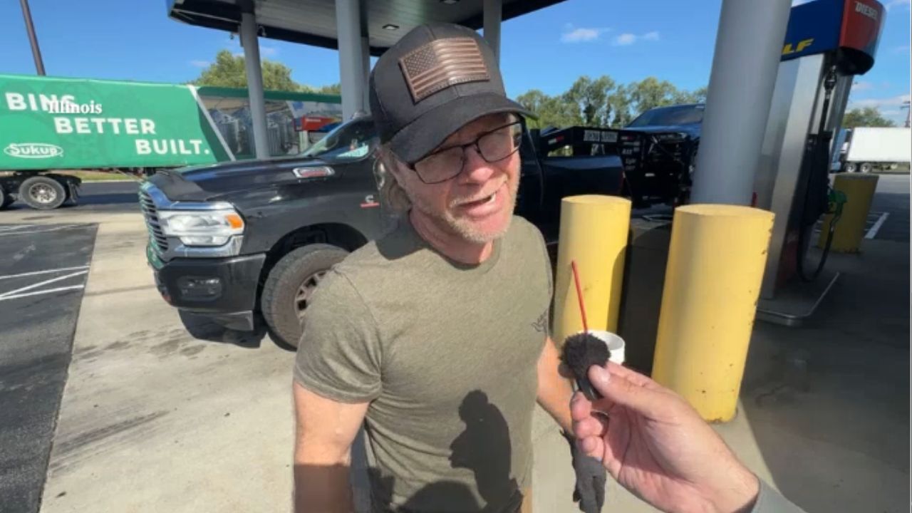 Nick White, a trucker in Elkhart, Indiana, said the higher cost of diesel was worth paying to ‘free the people of Iran’