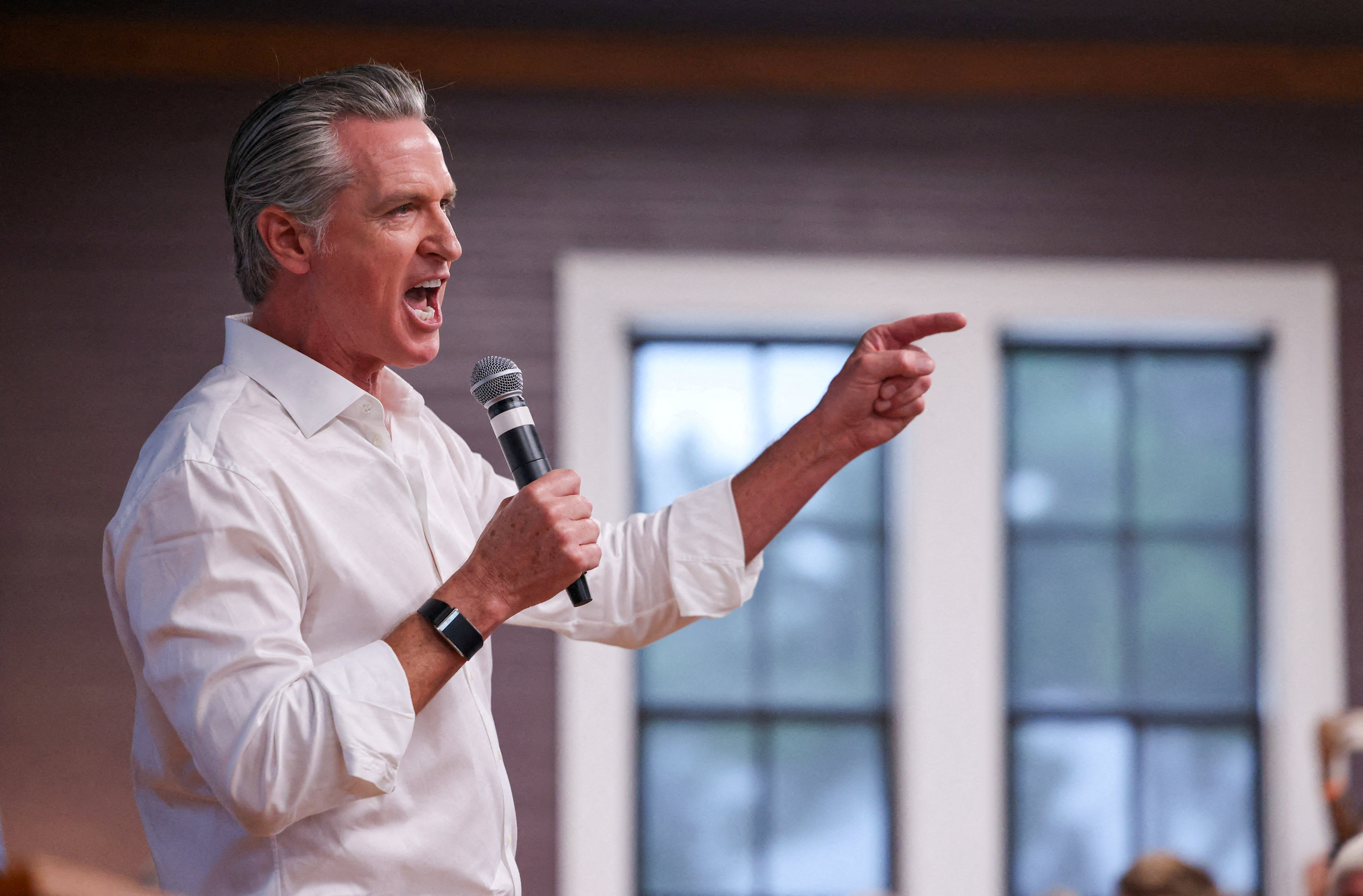 California Governor Gavin Newsom has branded President Trump as 'mentally ill' and has called for the invocation of the 25th Amendment