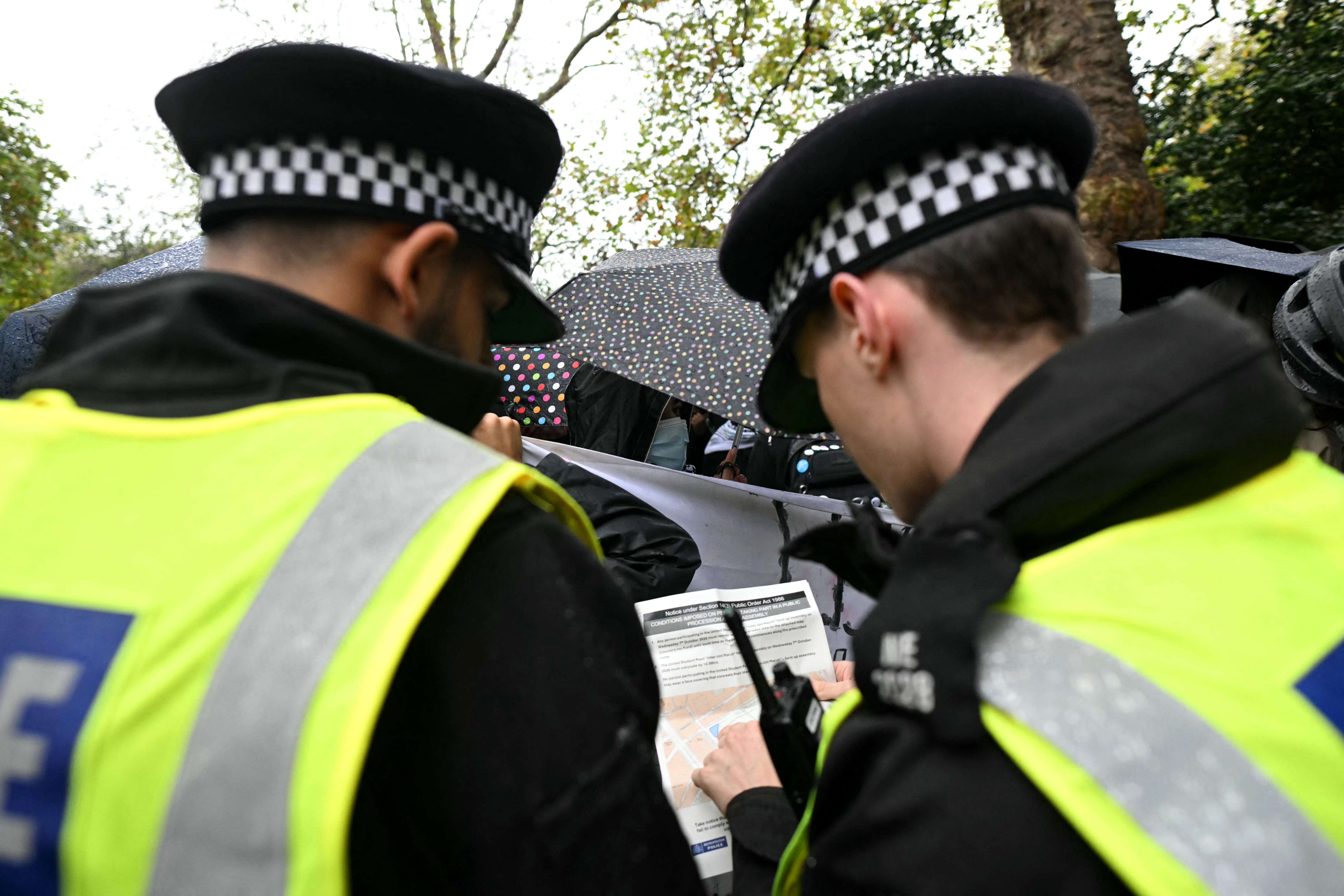 Five arrested for inciting racial hatred at pro-Palestine protest on October 7 anniversary