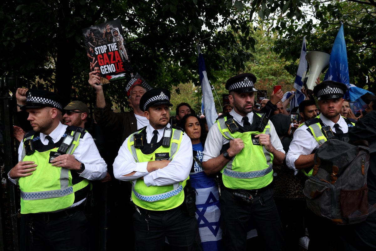 Multiple arrests made as protests take place on October 7 attacks anniversary