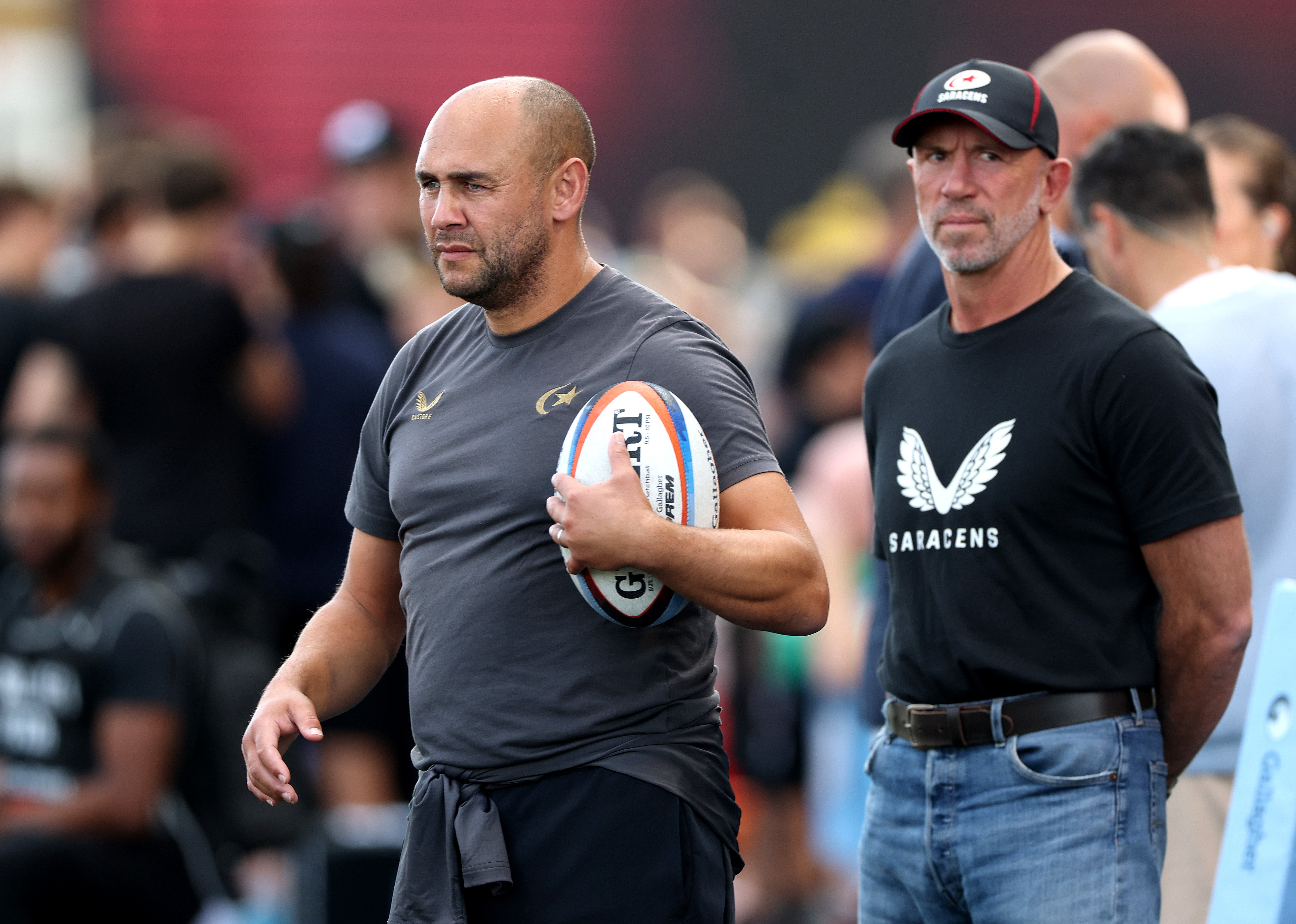 Brendan Venter (right) is working closely with Saracens head coach Joe Shaw