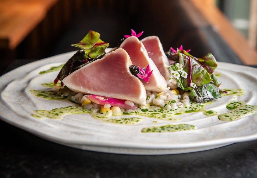 Sample Canadian produce with an international twist at Canoe atop TD Bank Tower