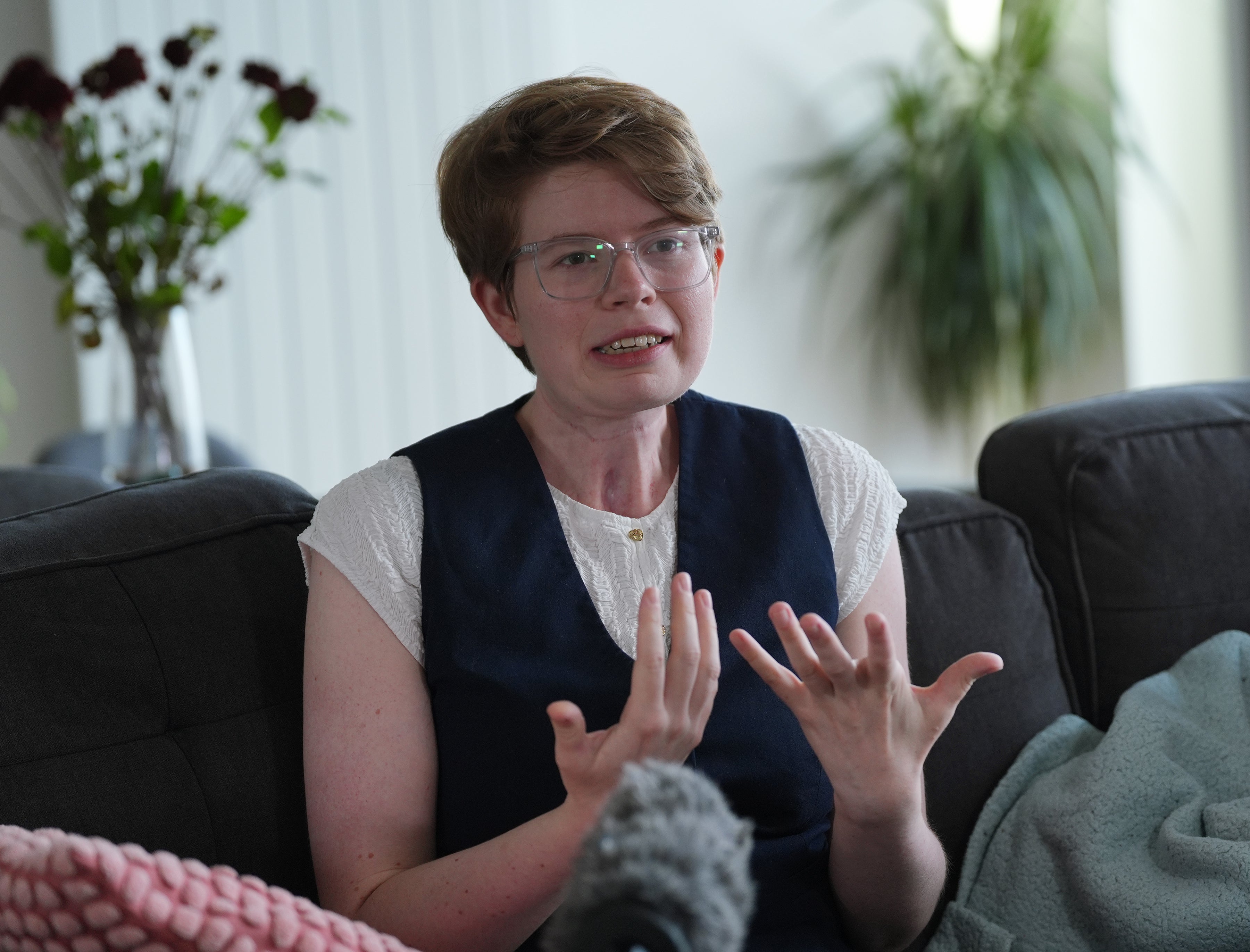 Dr Brooks said she noticed improvements in her speech after just three days