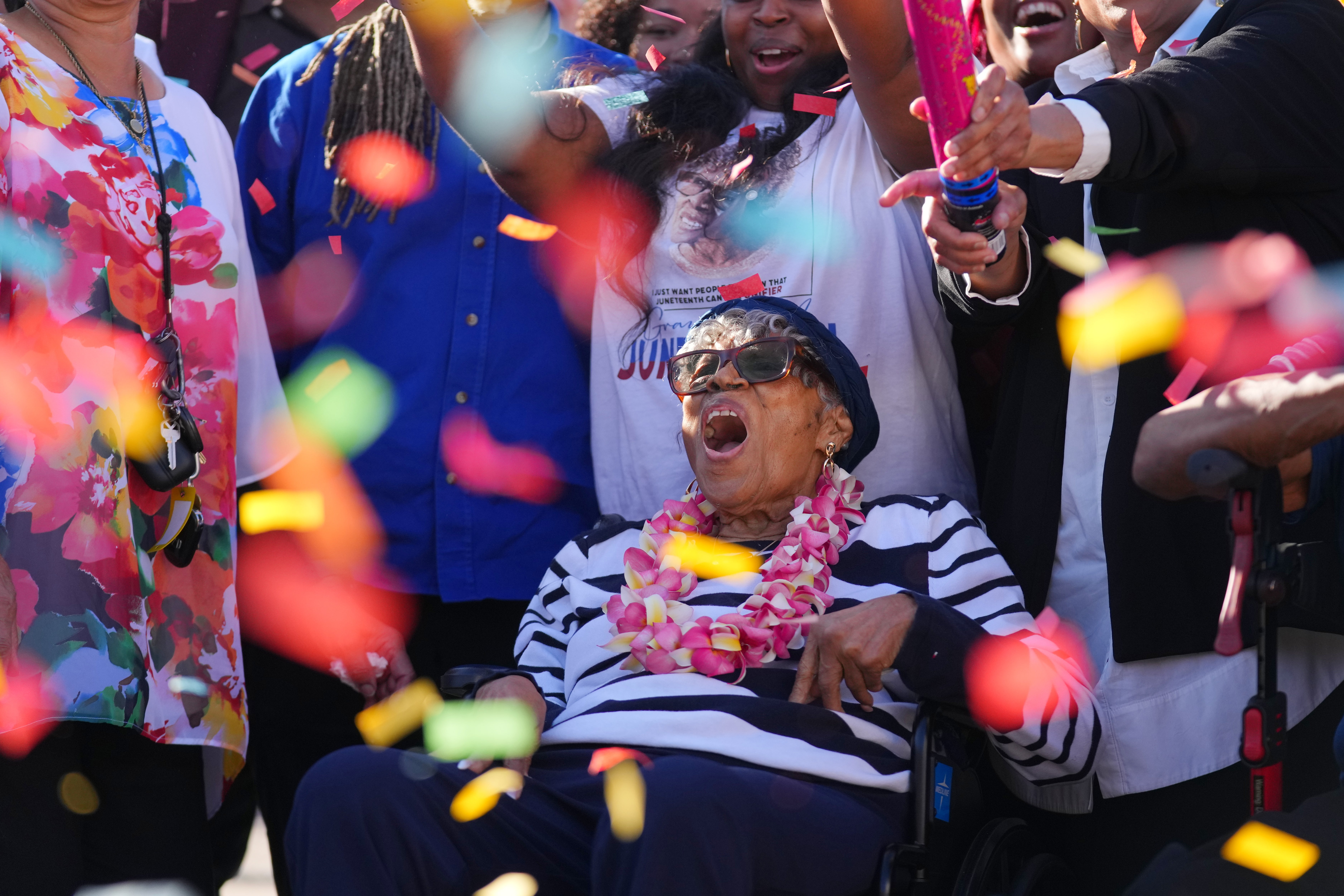 independent.co.uk - Jamie Stengle - Opal Lee celebrates her 100th birthday by kicking off construction of Juneteenth museum in Texas