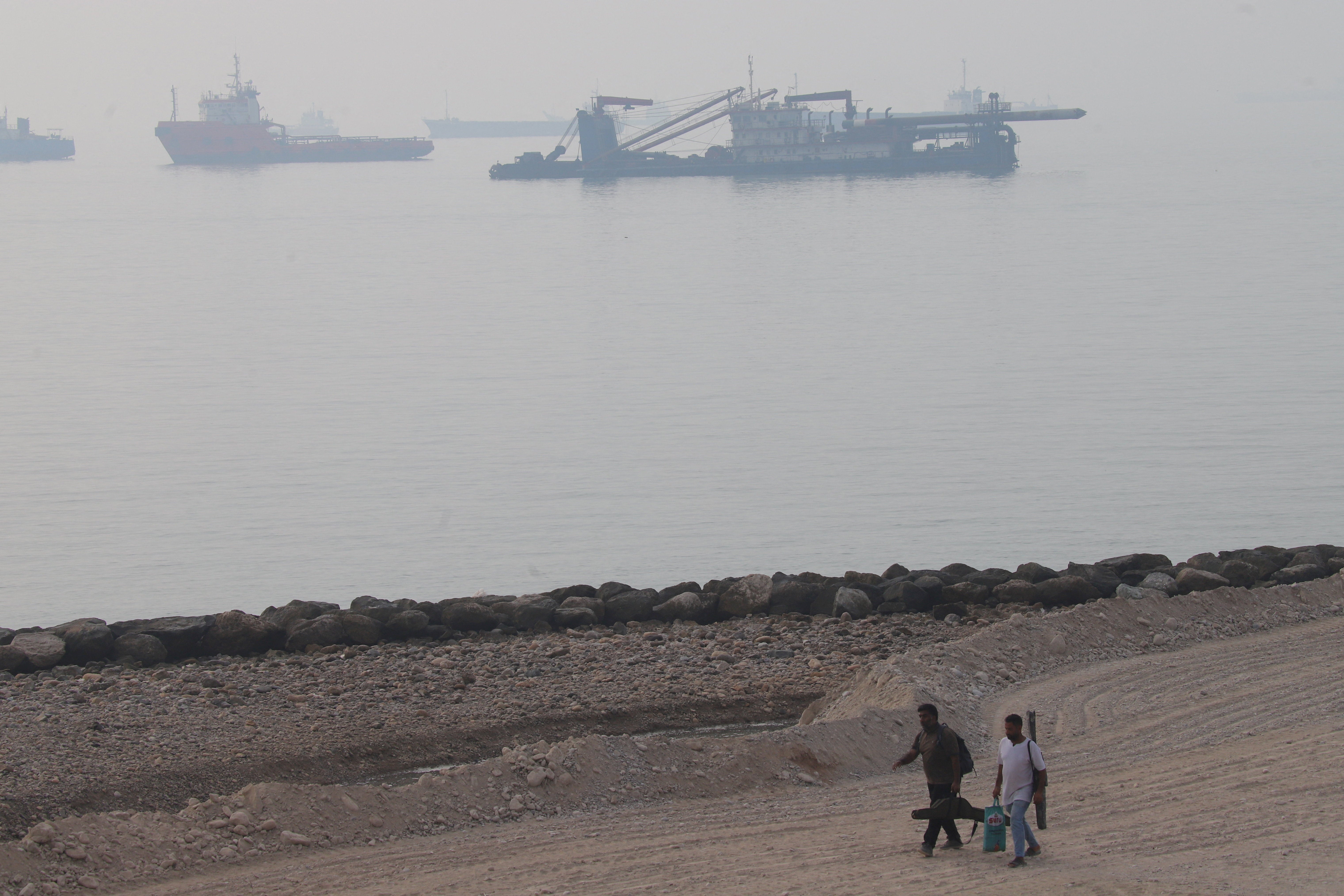 Donald Trump touted his peacemaking efforts Wednesday even as war continues between the U.S. and Iran in the Strait of Hormuz