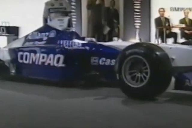 The £750,000 racing car represents one of only nine FW23 models produced by Williams
