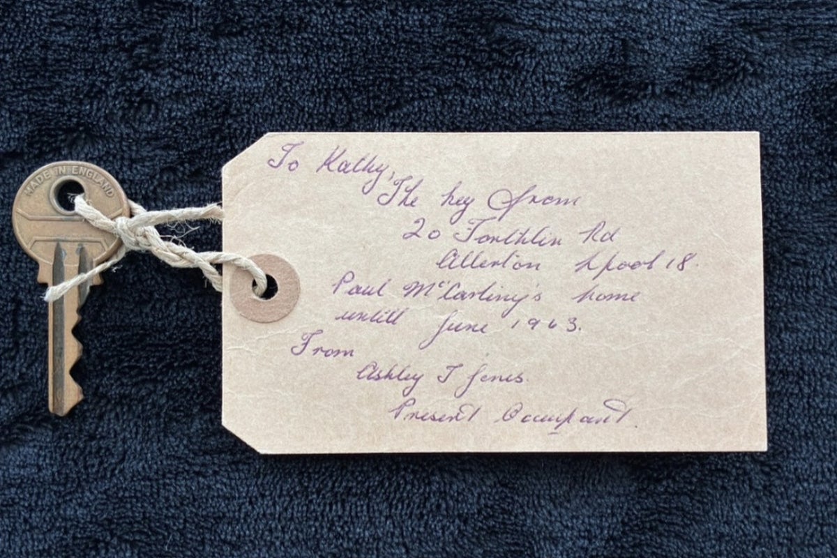Key to Sir Paul McCartney’s childhood home sells for thousands at auction