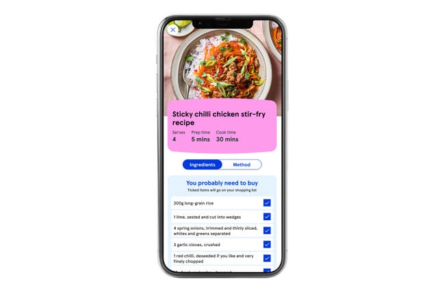 The feature will be built into the Tesco app