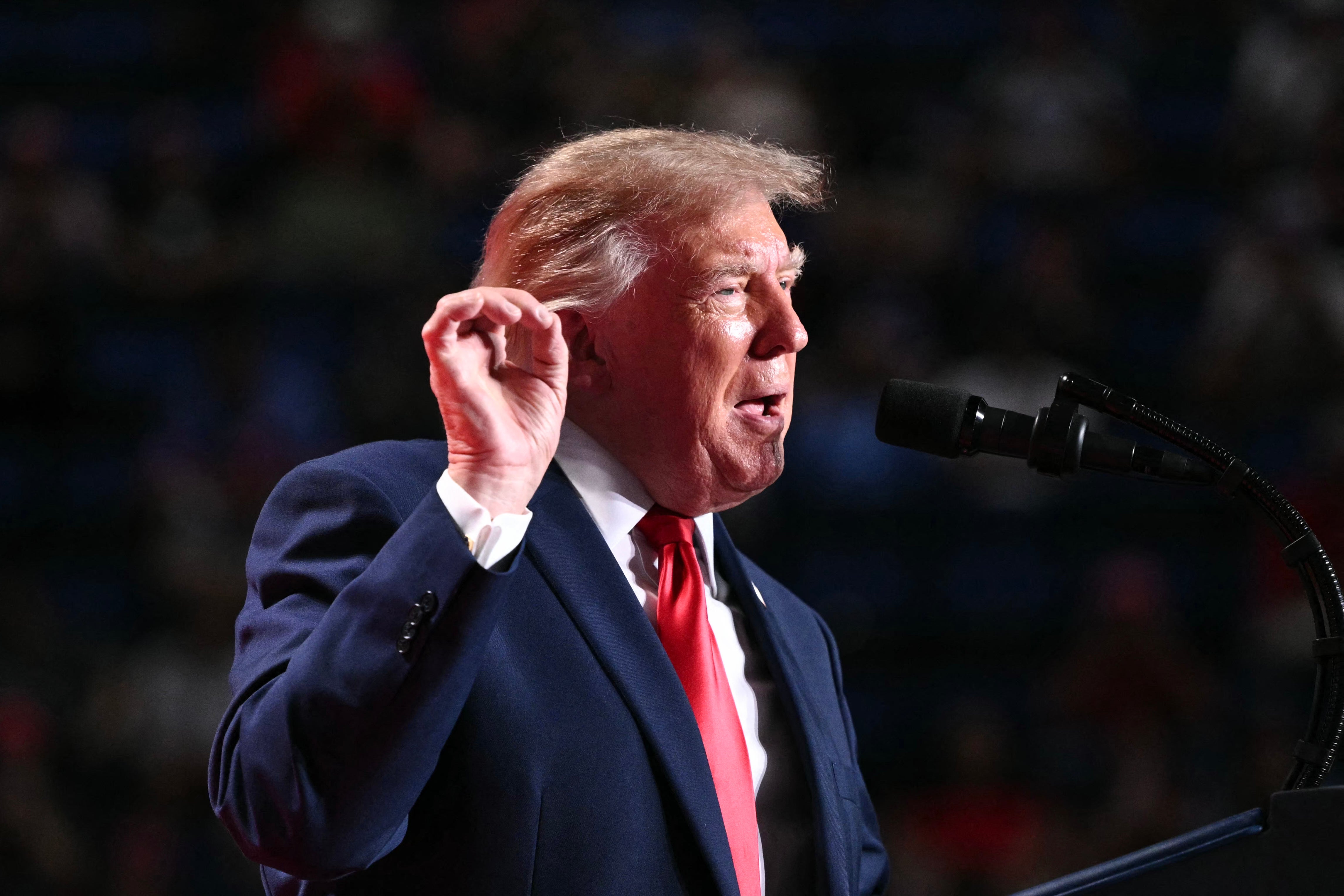 ‘You want to see trauma? You want to see problems?’ Trump said on Wednesday. ‘Let them hit a missile into San Diego or Los Angeles’