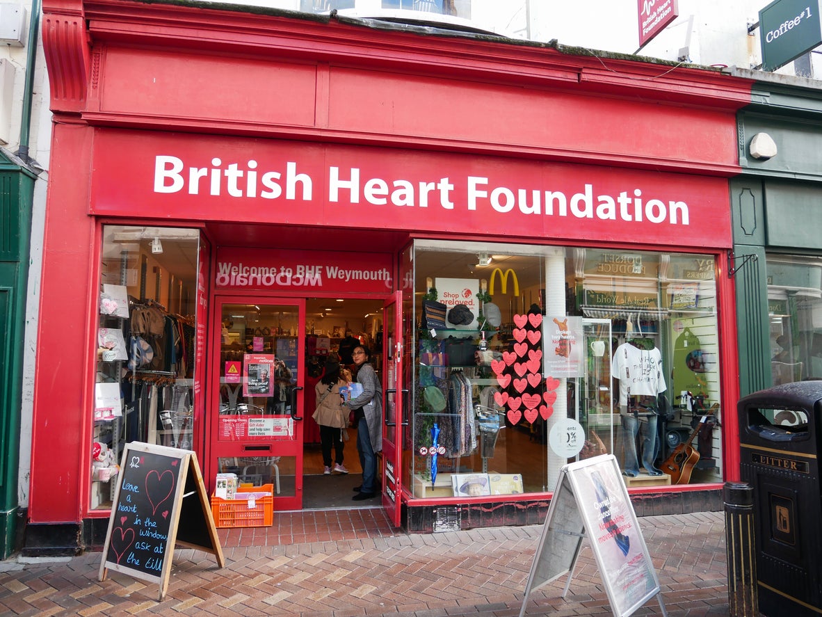 British charity shops are in decline with British Heart Foundation announcing 150 store closures earlier this year