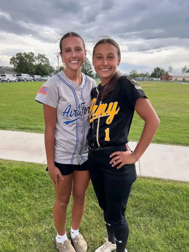 Samantha Rensvold and Kyann Dean, both adopted by different families, discovered they were siblings at a softball tournament in Montana