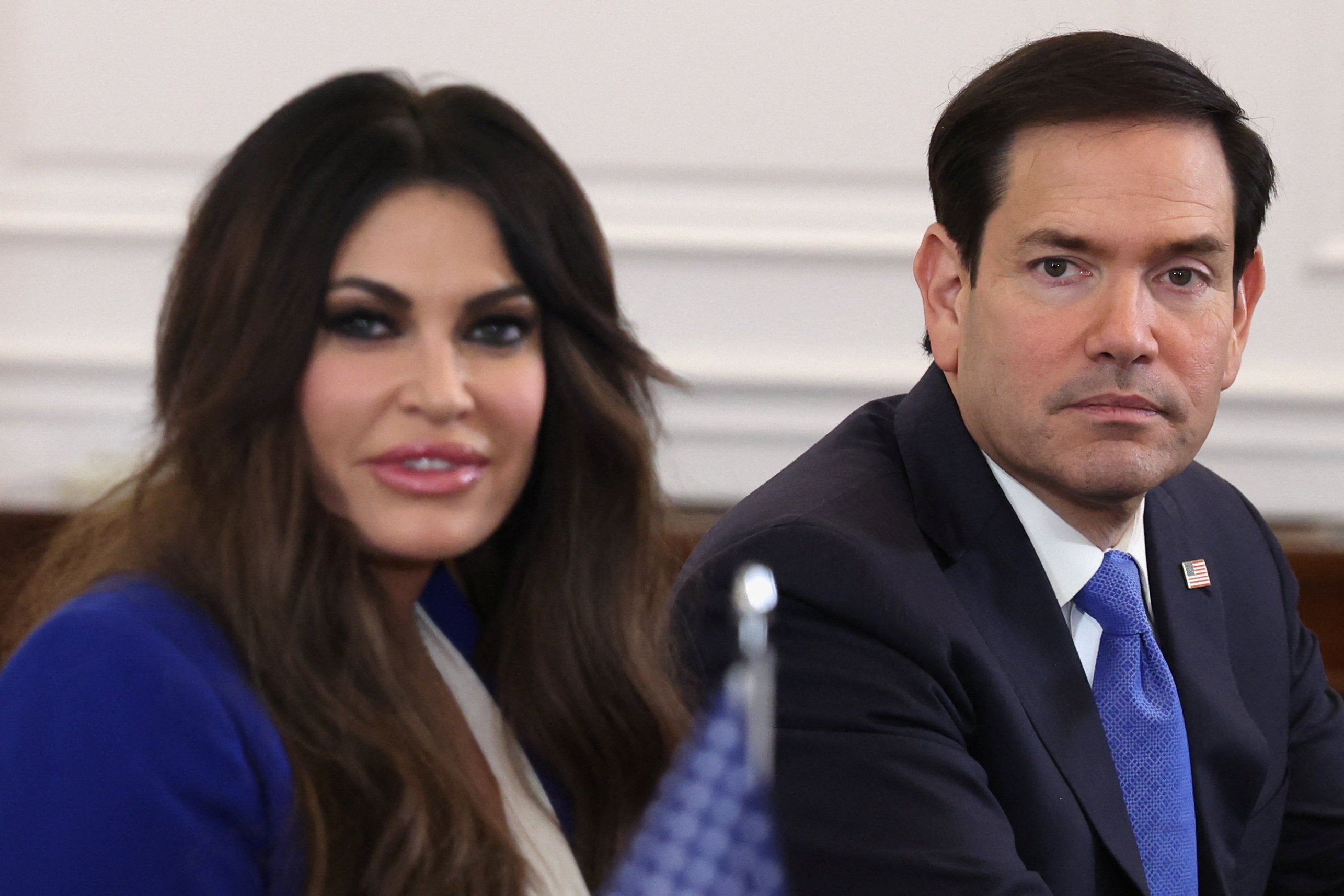 Kimberly Guilfoyle and Marco Rubio