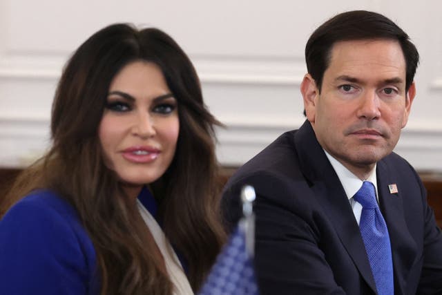 Kimberly Guilfoyle and Marco Rubio