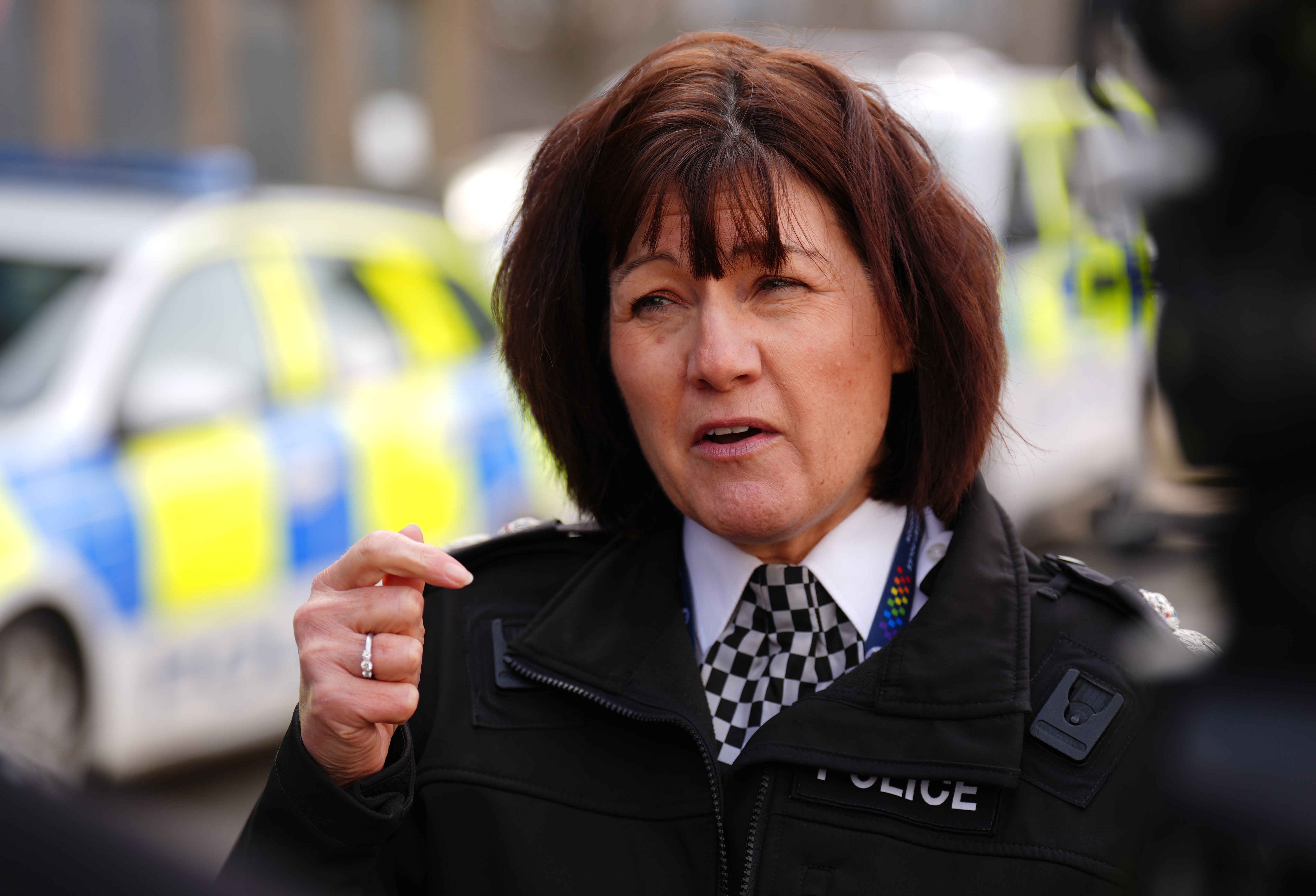Chief constable Jo Farrell said 8,000 officers are still to be revetted for their roles