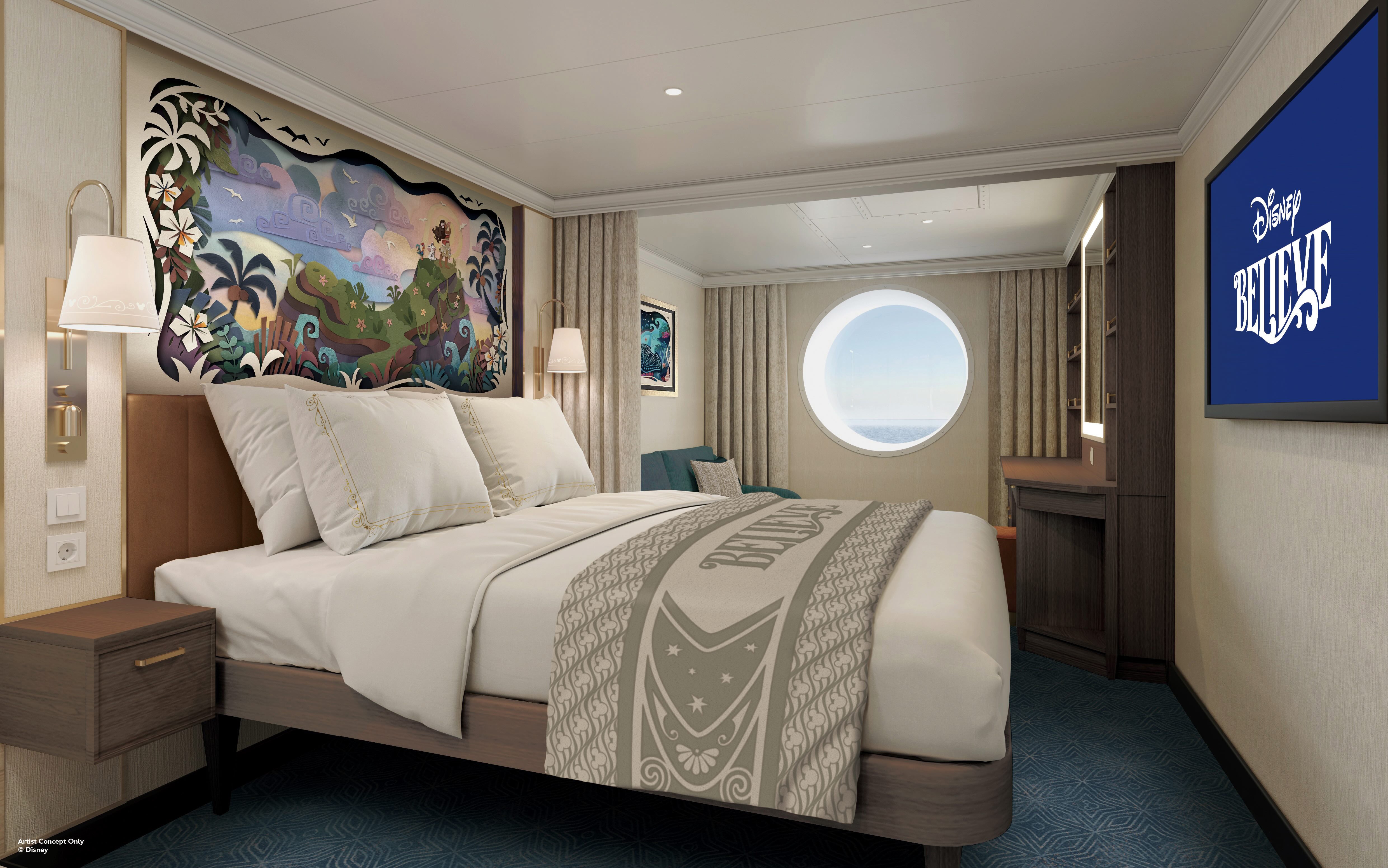 Cabins will feature Disney decor