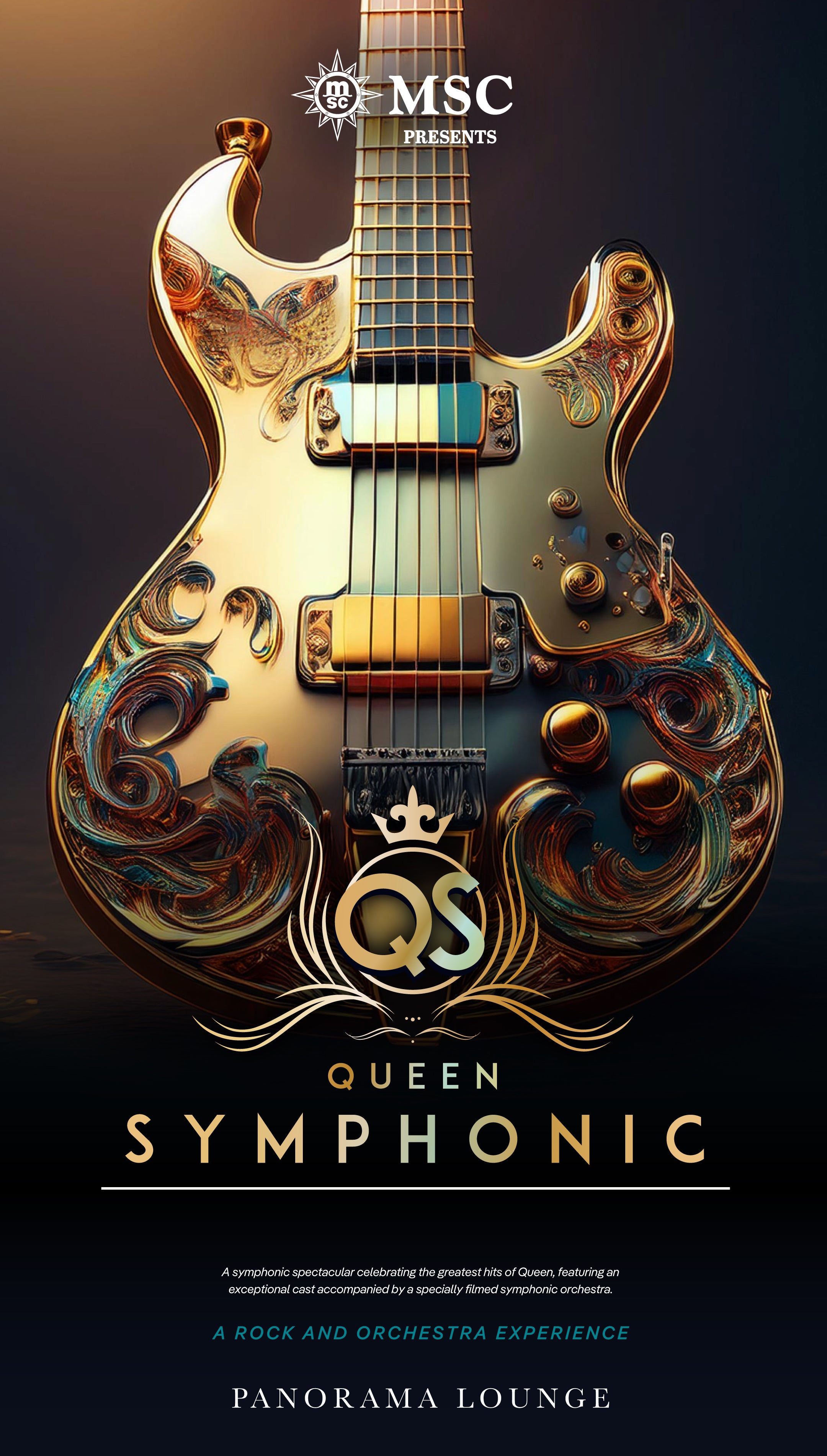 The popular Queen Symphonic will be performed aboard MSC World Asia
