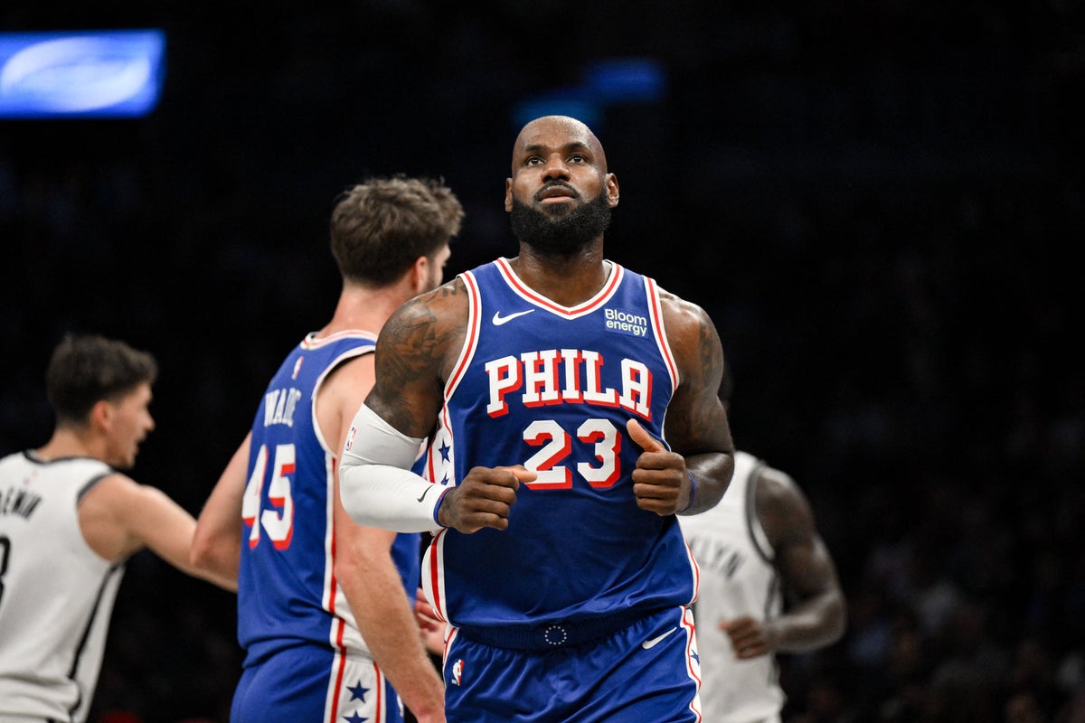 LeBron James sends ominous warning to NBA rivals after impressive 76ers start