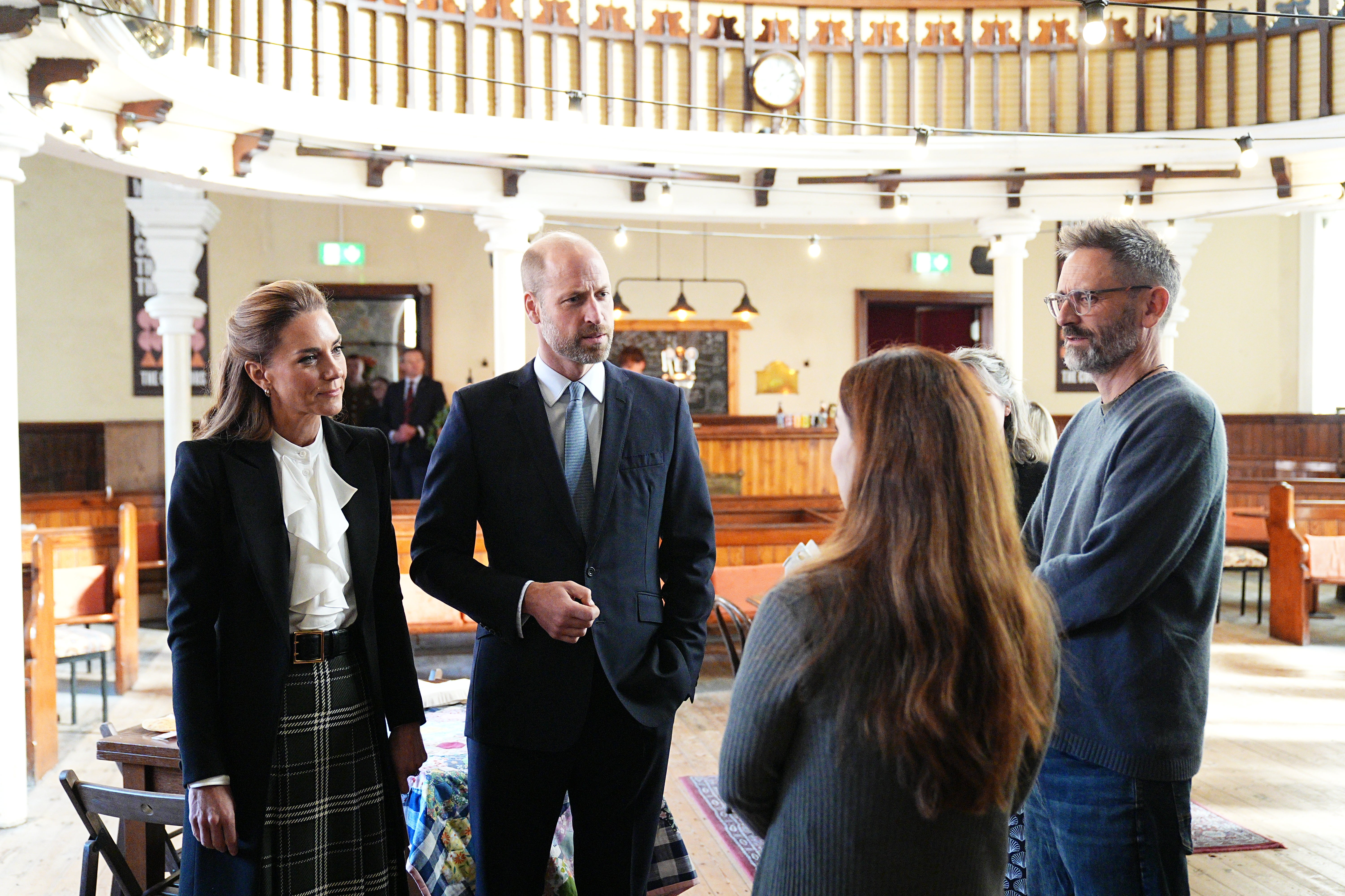 Prince William, Prince of Wales and Catherine, Princess of Wales visit The Commons, which is a project that will transform a church at the heart of the diverse and vibrant Ormeau Road community into a self-sustaining community centre