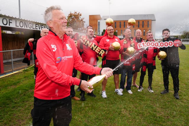 The winning ticket was bought by club president Bill Davis, 73, whose association with the team stretches back more than half a century