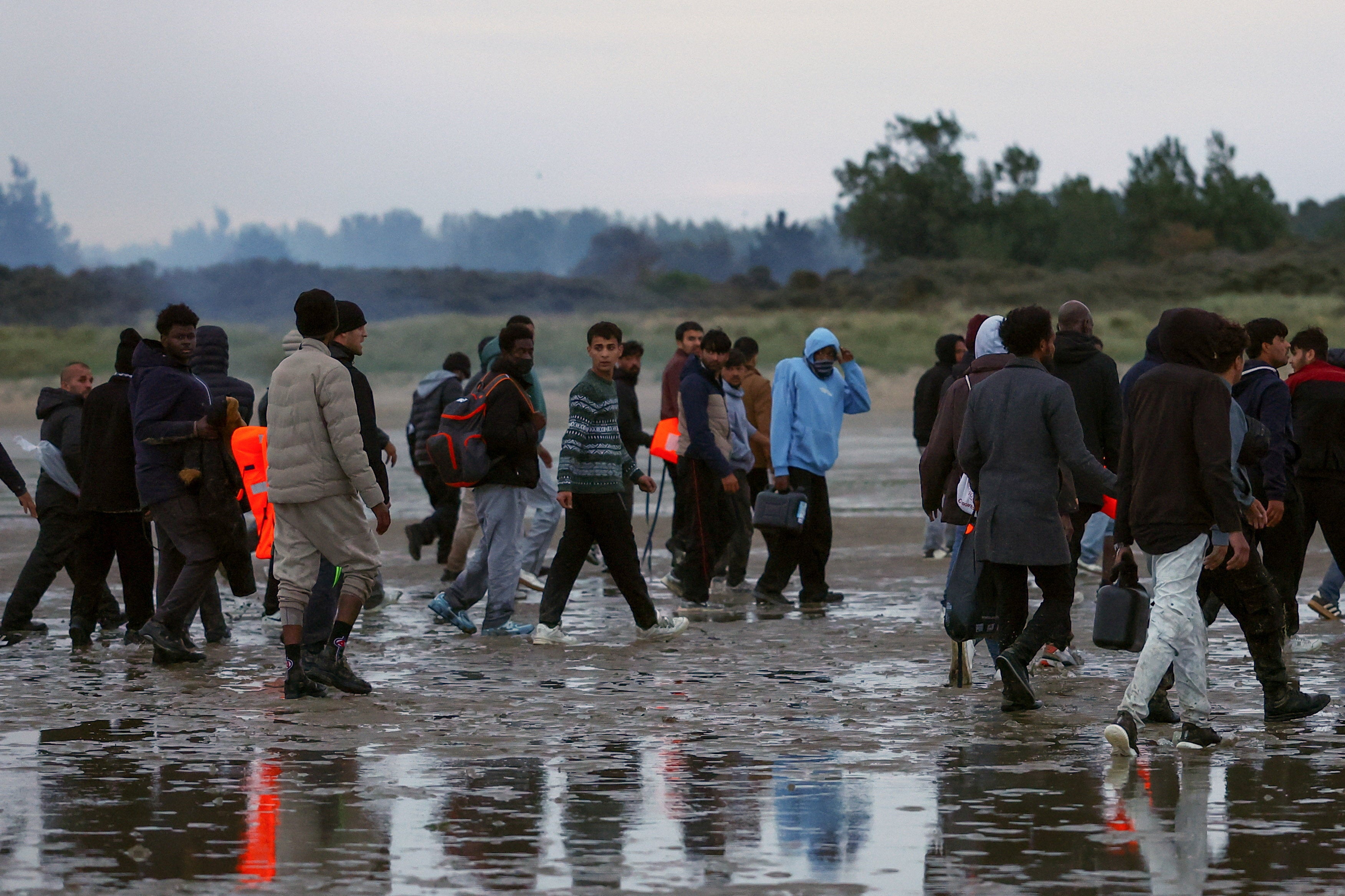 Charity workers said they had spoken to British and French authorities about British far right actors coming over to disturb the camps in Calais to no avail