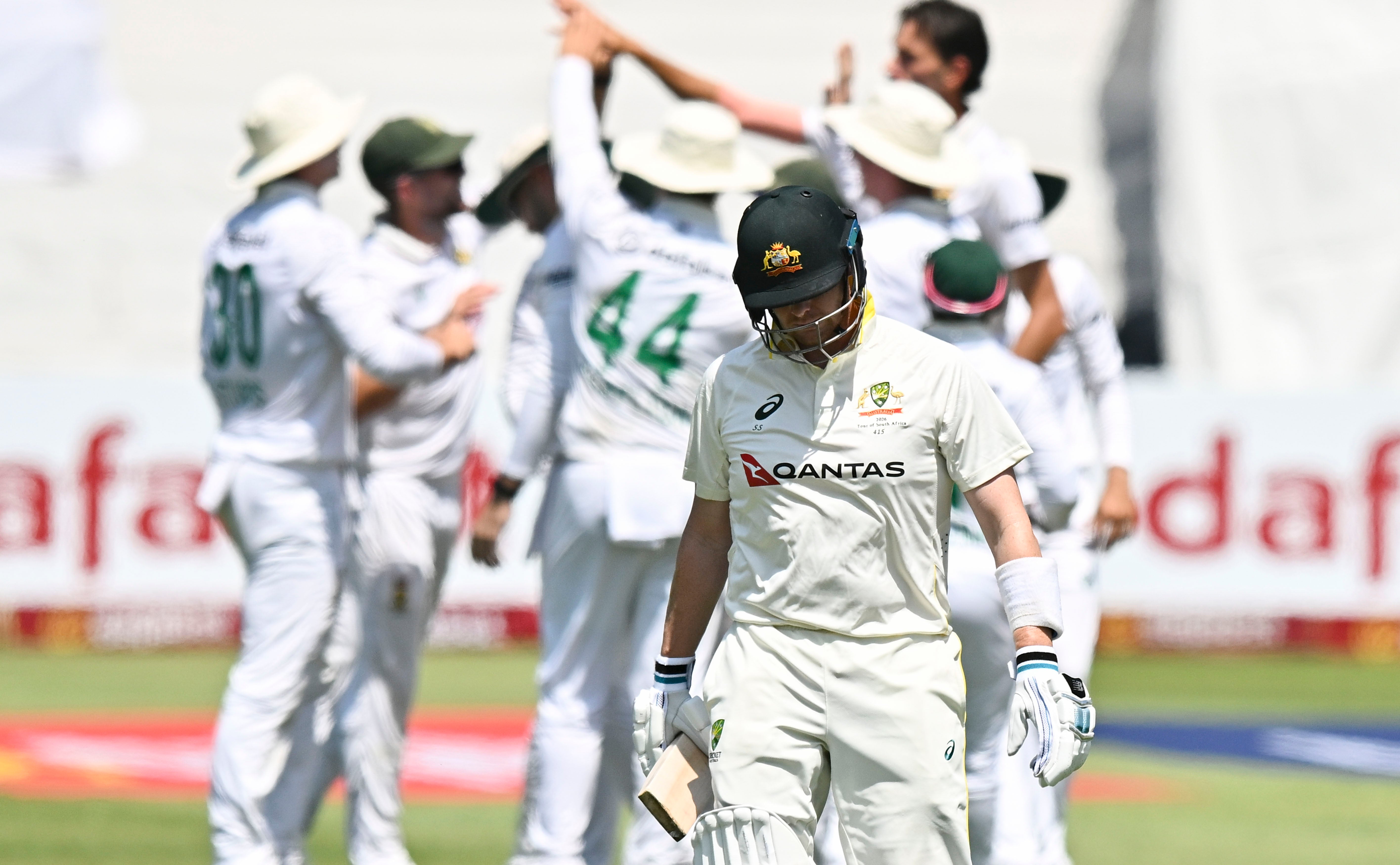 South Africa dismantle Australia’s top order to make strong start to Test series