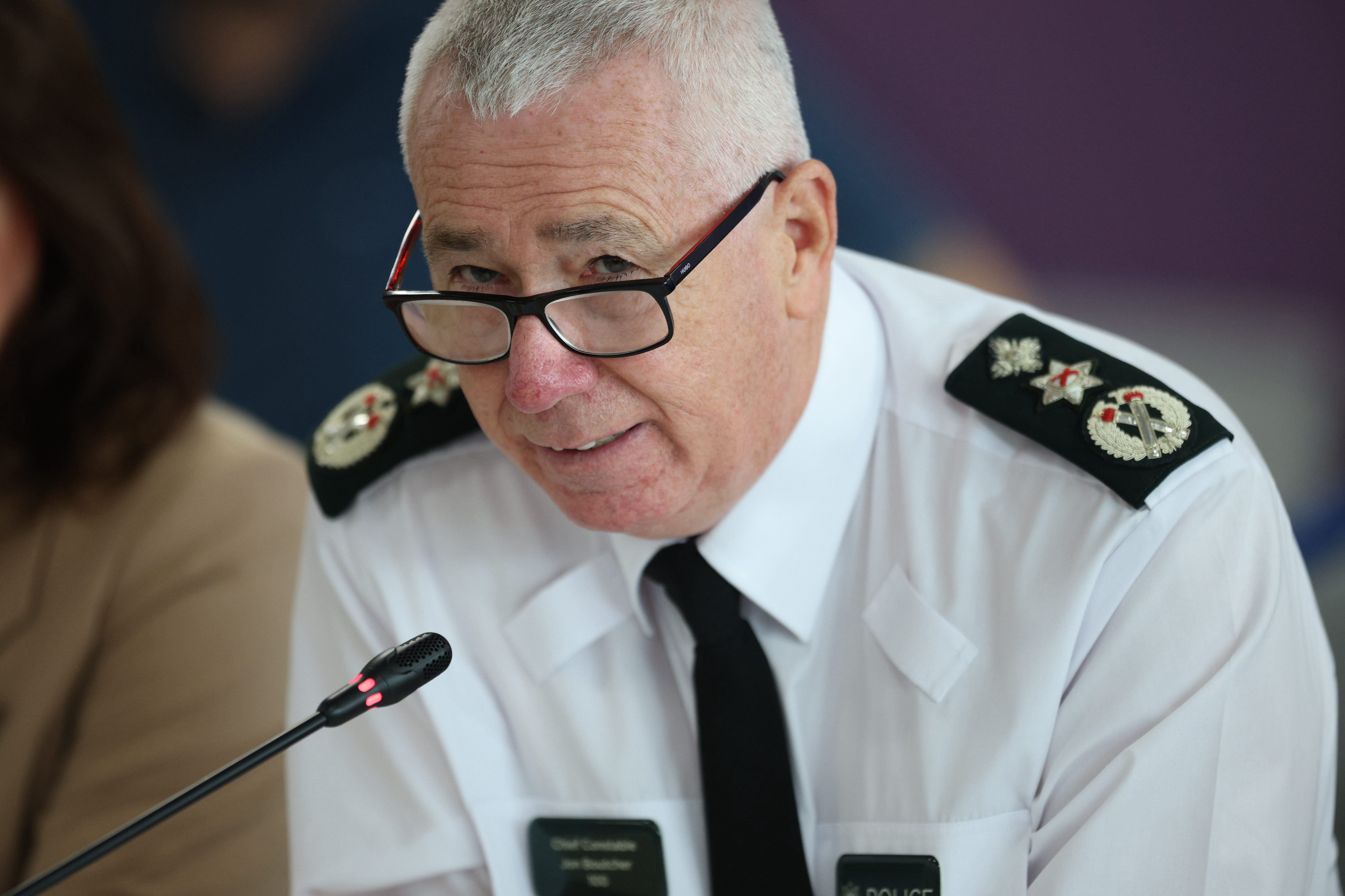 PSNI Chief Constable Jon Boutcher