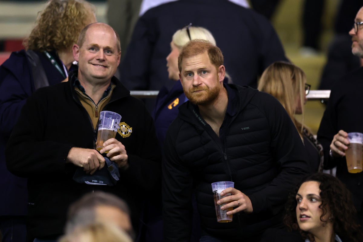 Prince Harry booed by rugby fans during surprise appearance