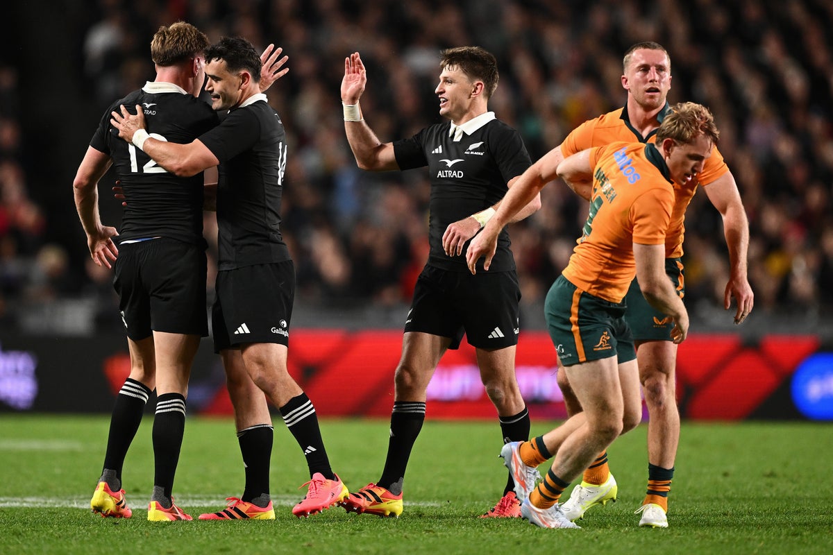 New Zealand v Australia LIVE: Result and reaction after All Blacks surge away from Wallabies to retain Bledisloe Cup