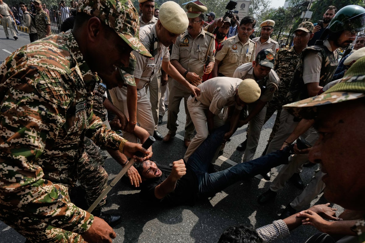 India cracks down on youth protests over contentious voter list revision, in photos