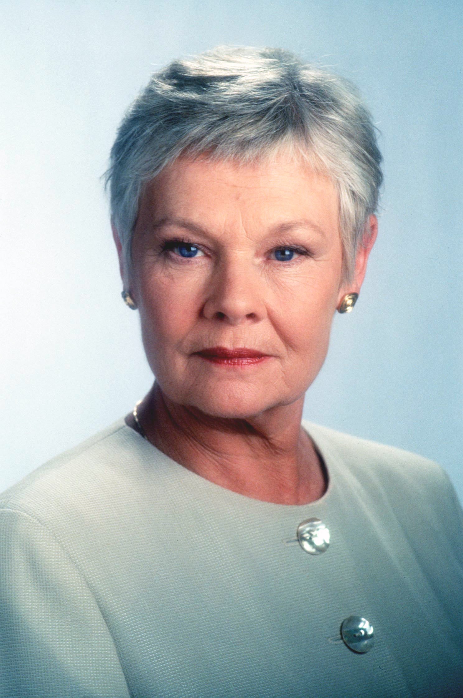 Dench as M in the Bond movie 'Tomorrow Never Dies'