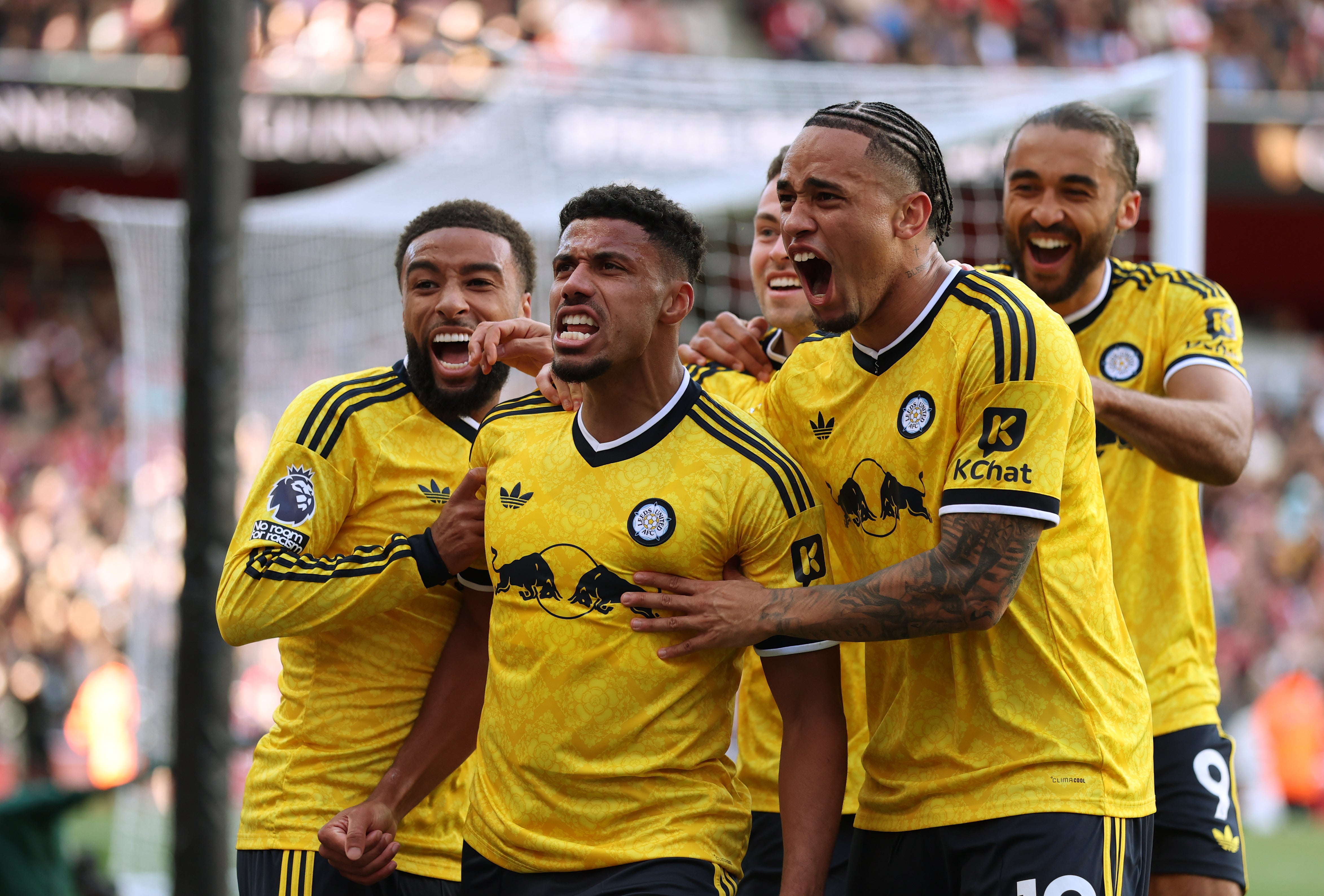 James Justin put Leeds in front