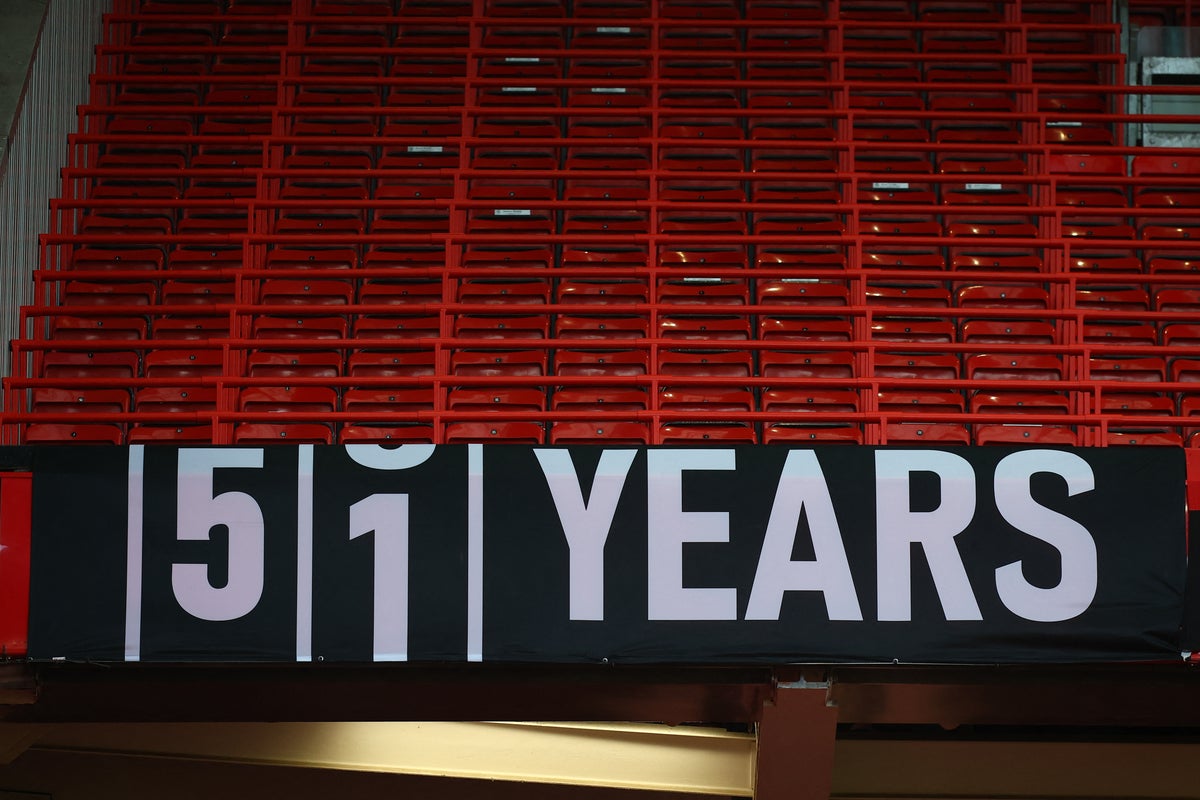 Manchester United fans bring back banner mocking Man City trophy drought after guilty verdict