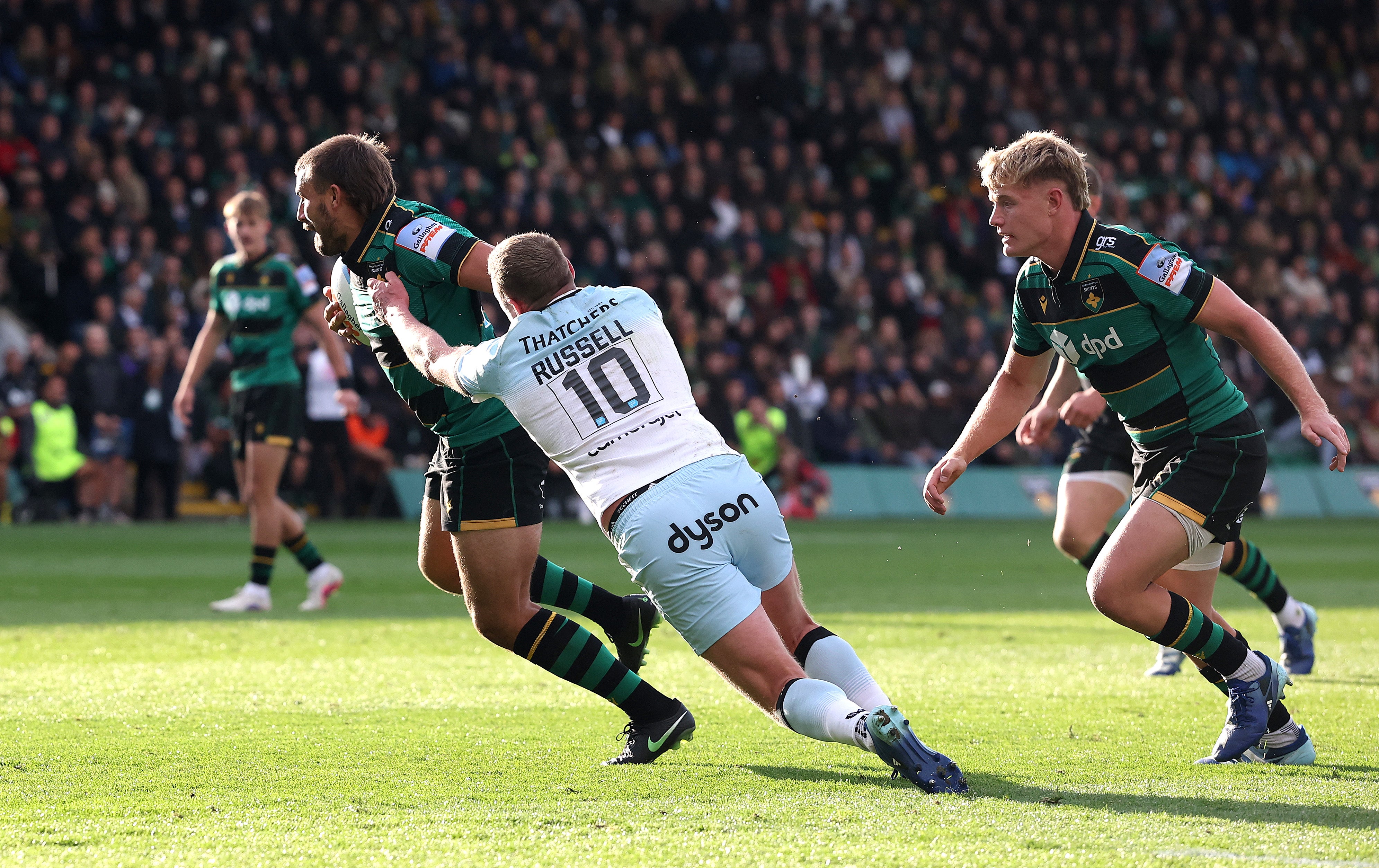 Finn Russell could not prevent Bath from being blown away