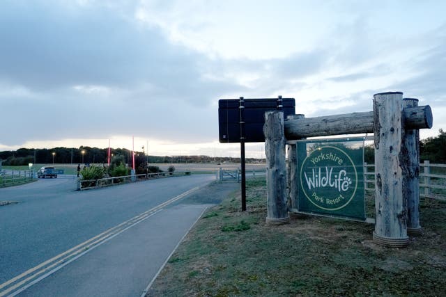 The park was evacuated on Saturday and closed for the remainder of the weekend