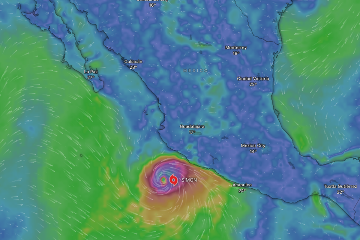 Hurricane Simon Strengthens to Category 4 as Multiple Storms Approach North America